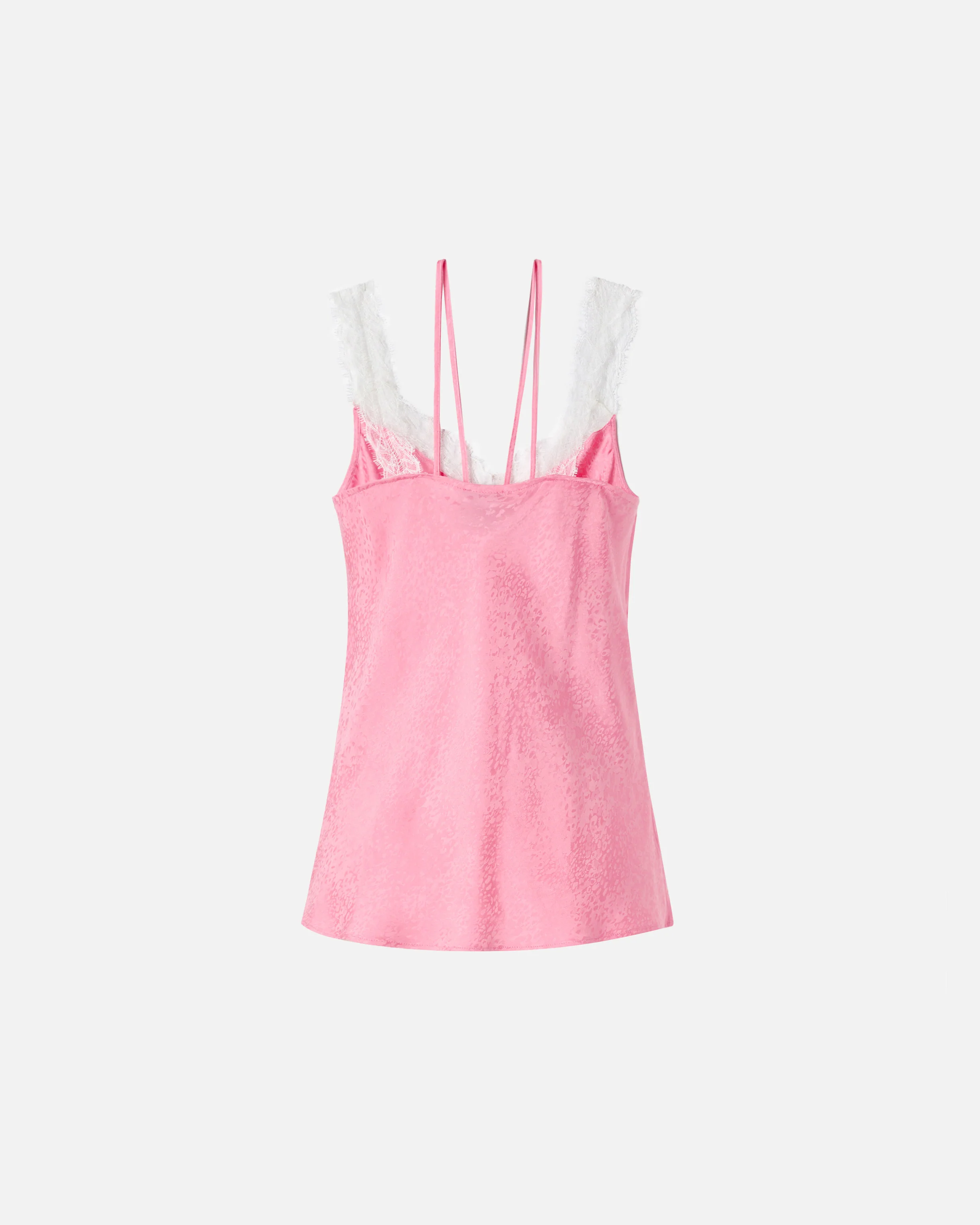 Spotted lingerie top with lace - Image 6