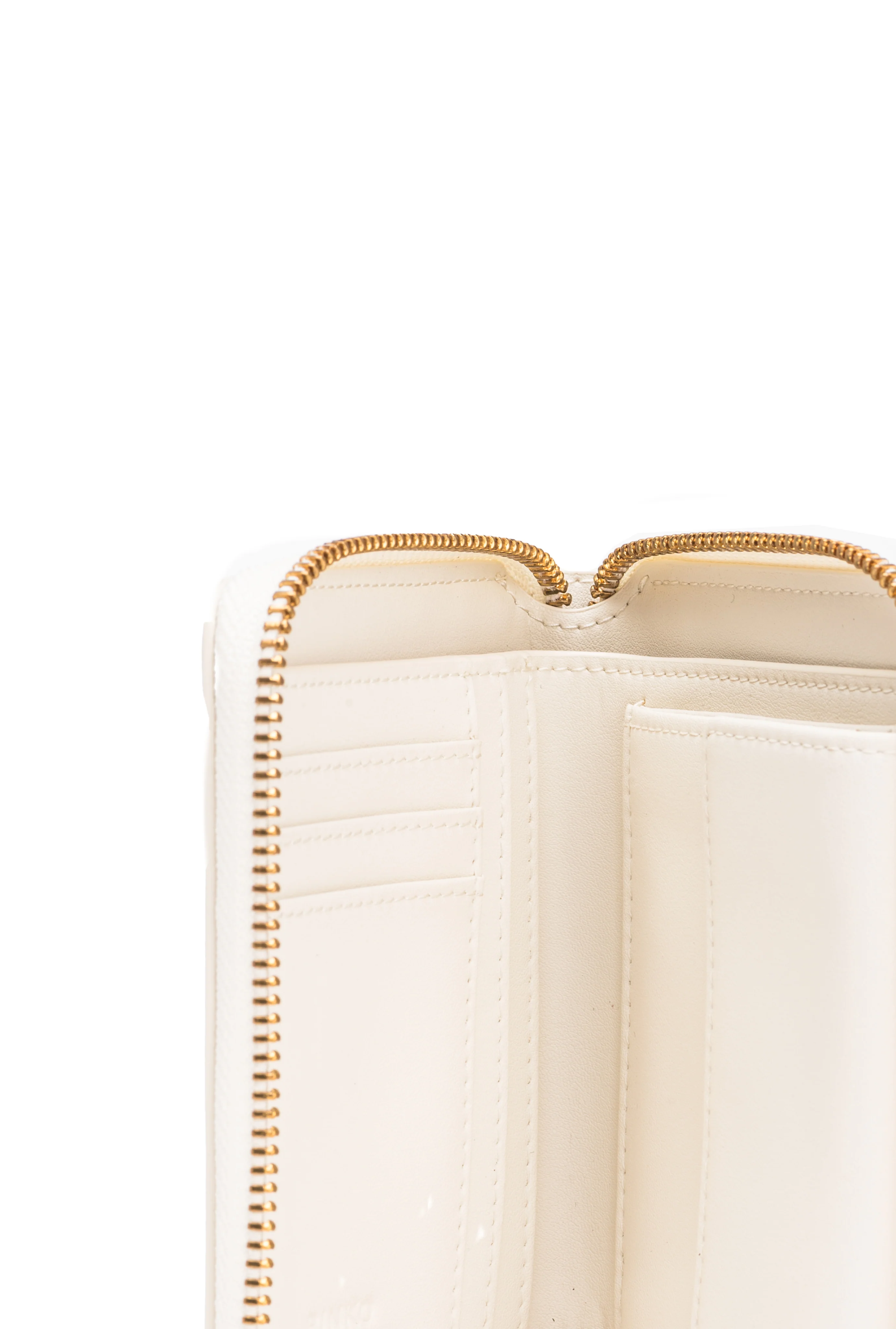 Square leather zip-around purse - Image 5