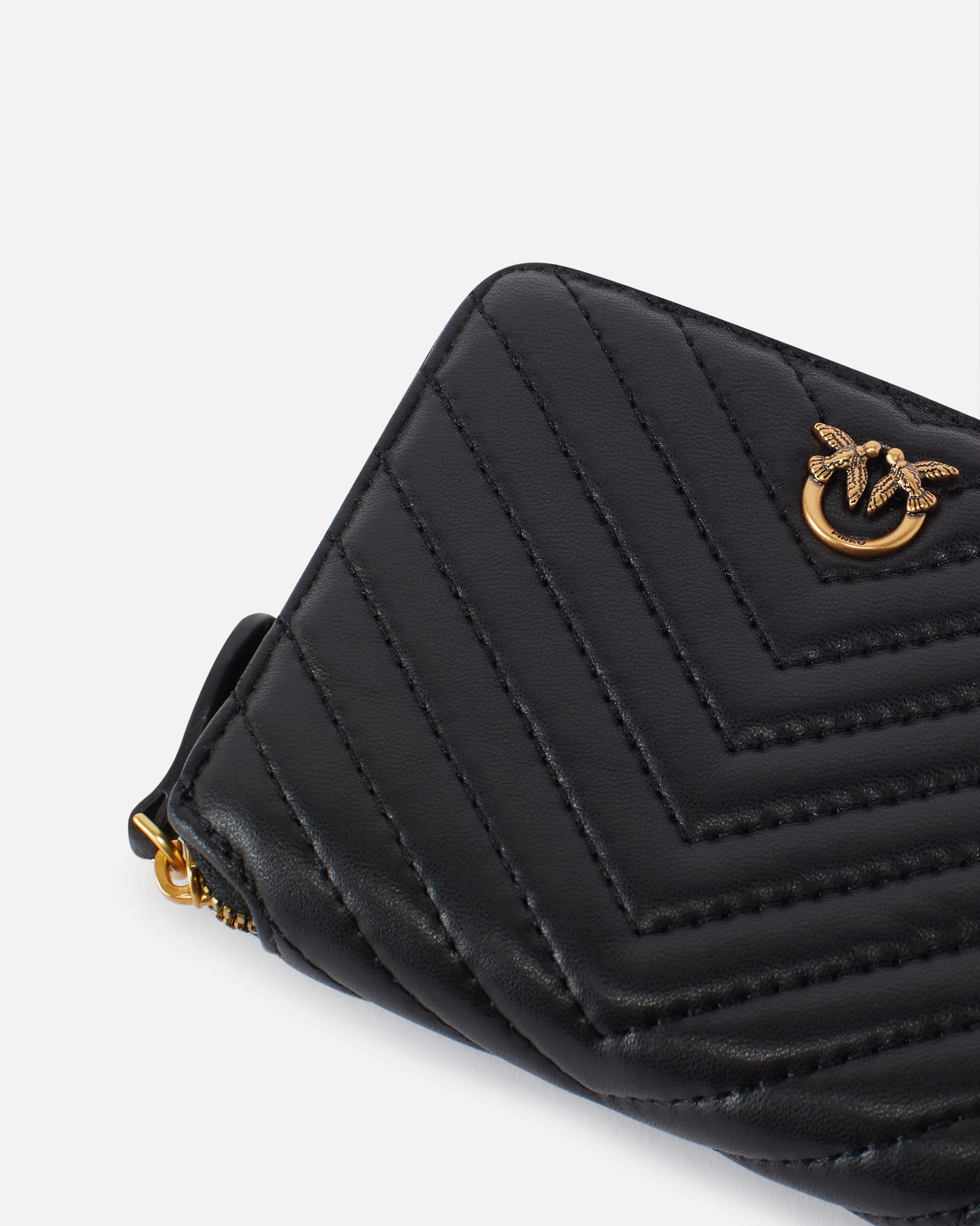 Square quilted nappa leather zip-around purse - Image 4