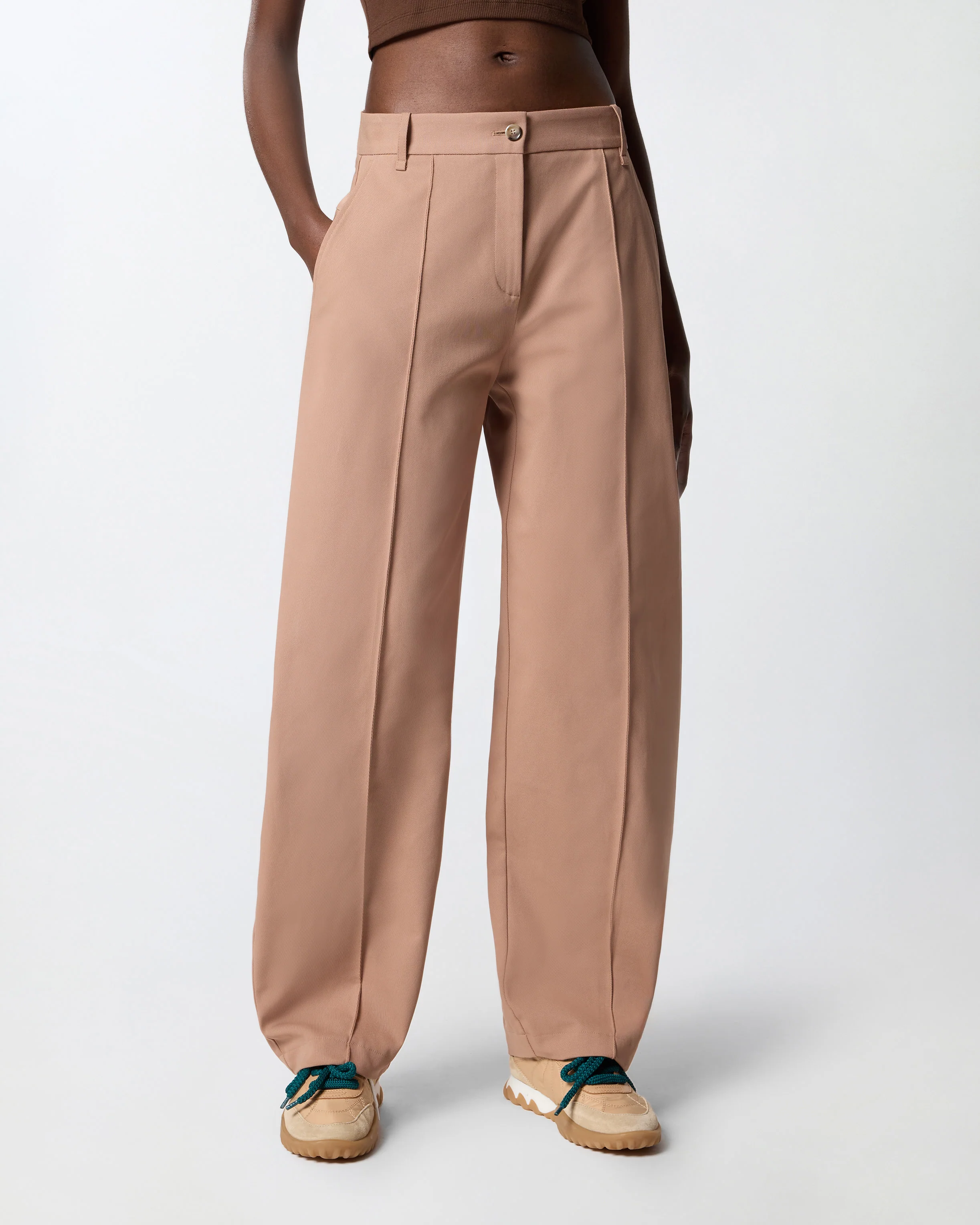 Stretch knit trousers - Image 2