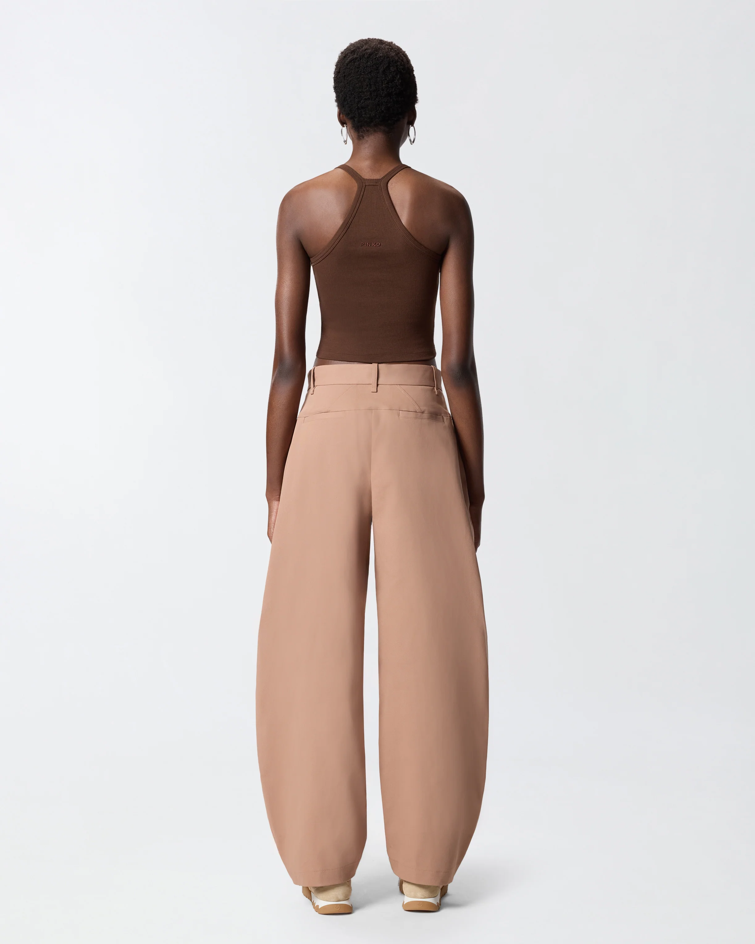 Stretch knit trousers - Image 3