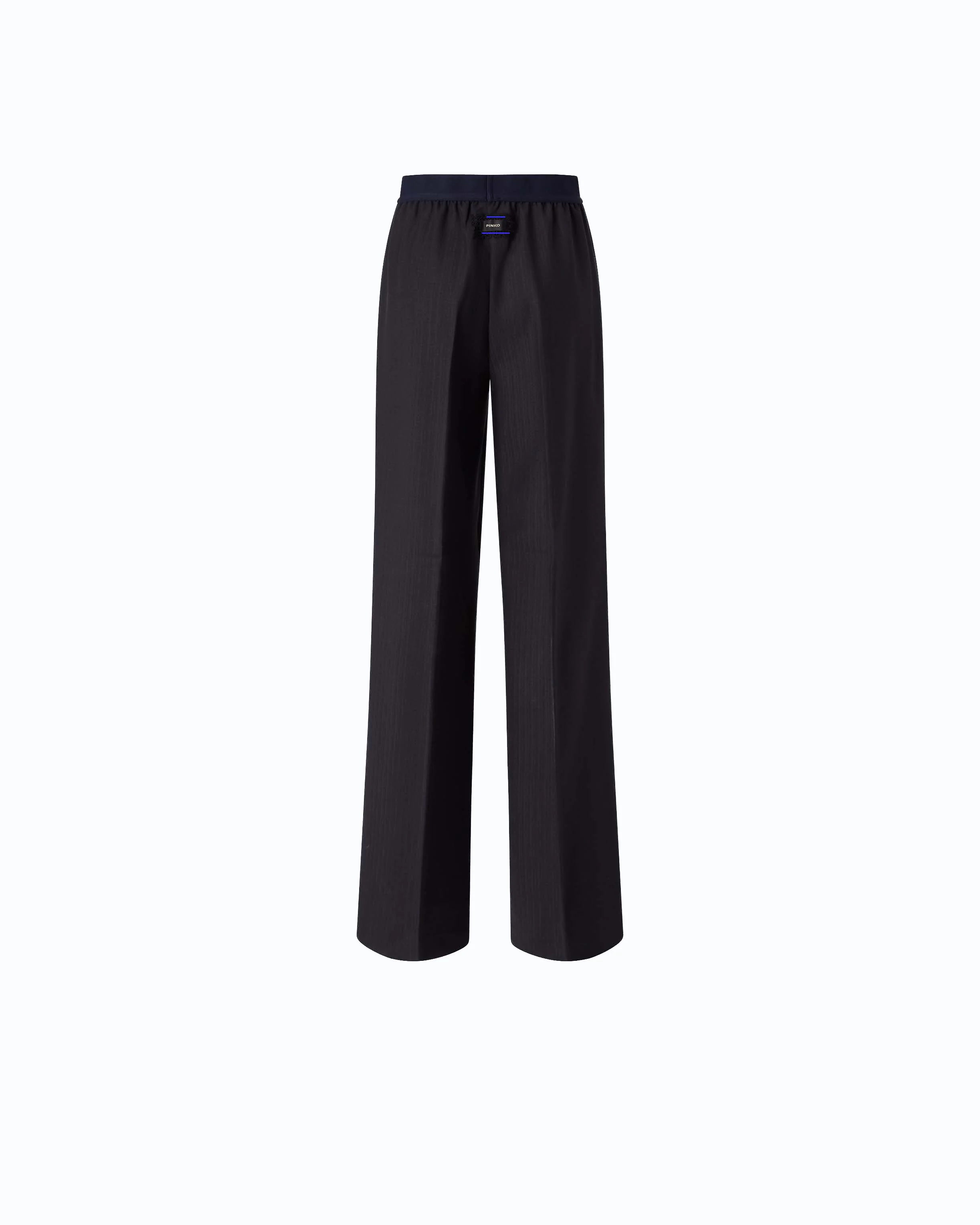 Stretch wool-blend palazzo trousers - Image 6