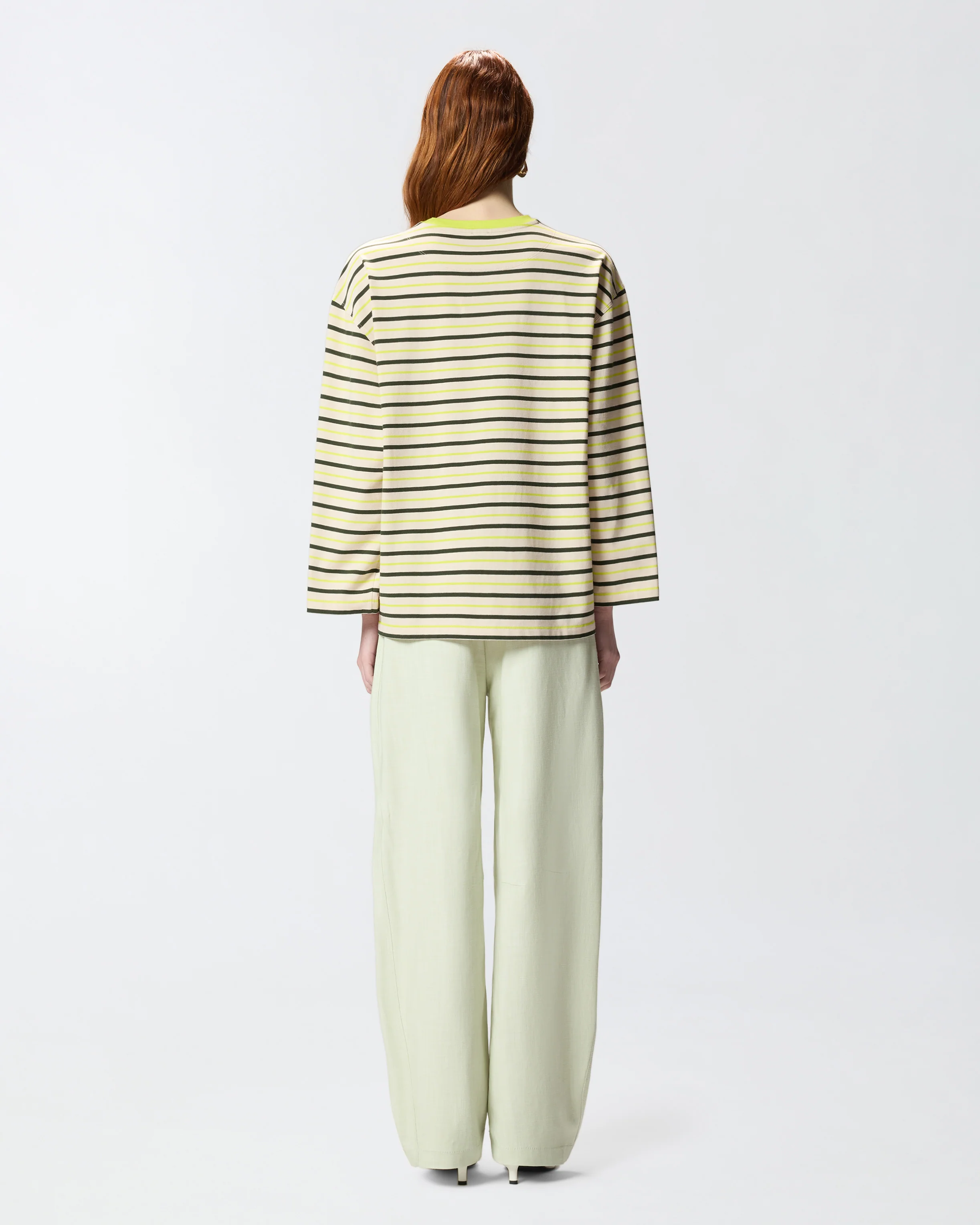 Striped top with PINKO embroidery - Image 3
