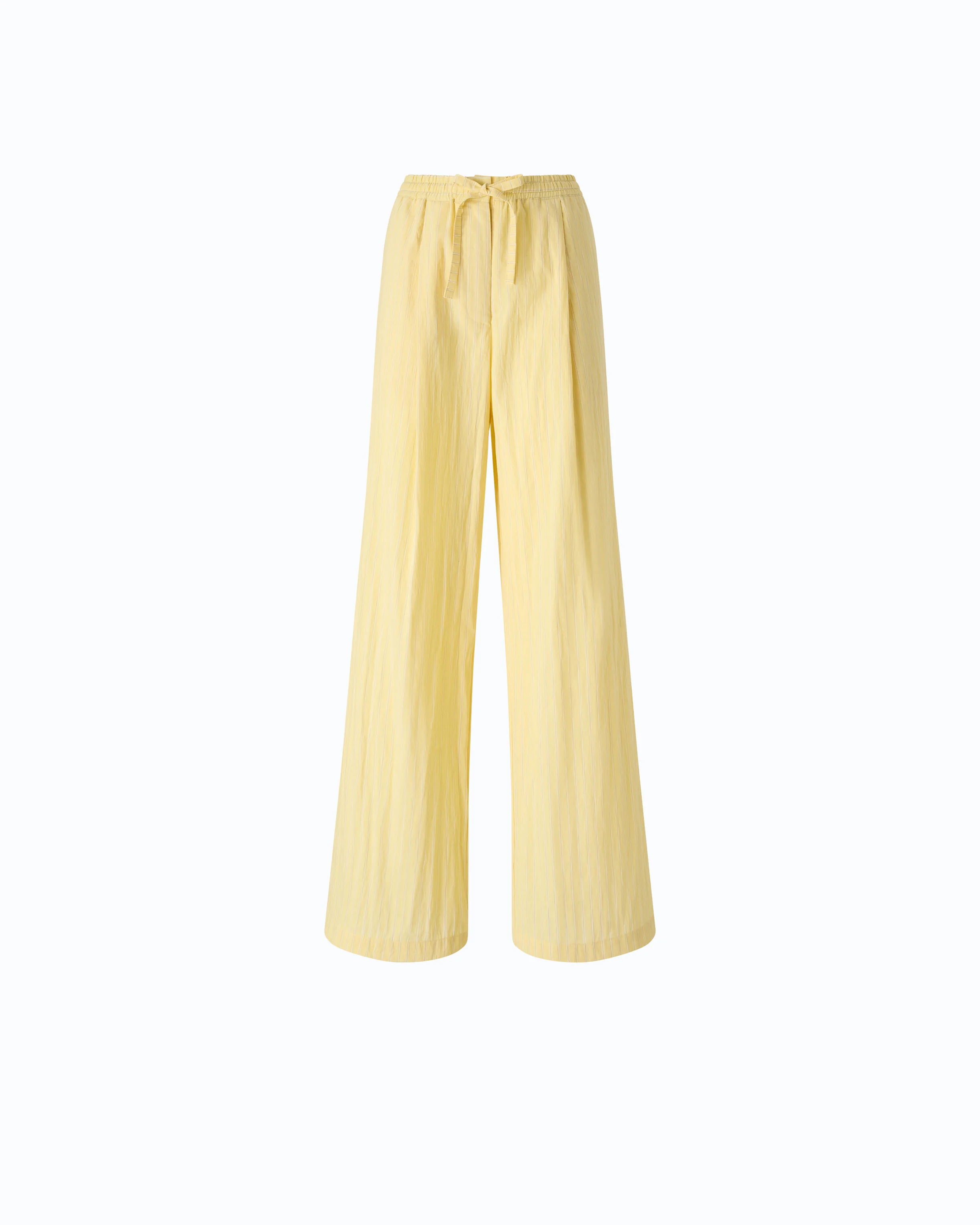 Striped trousers with drawstring waist - Image 5