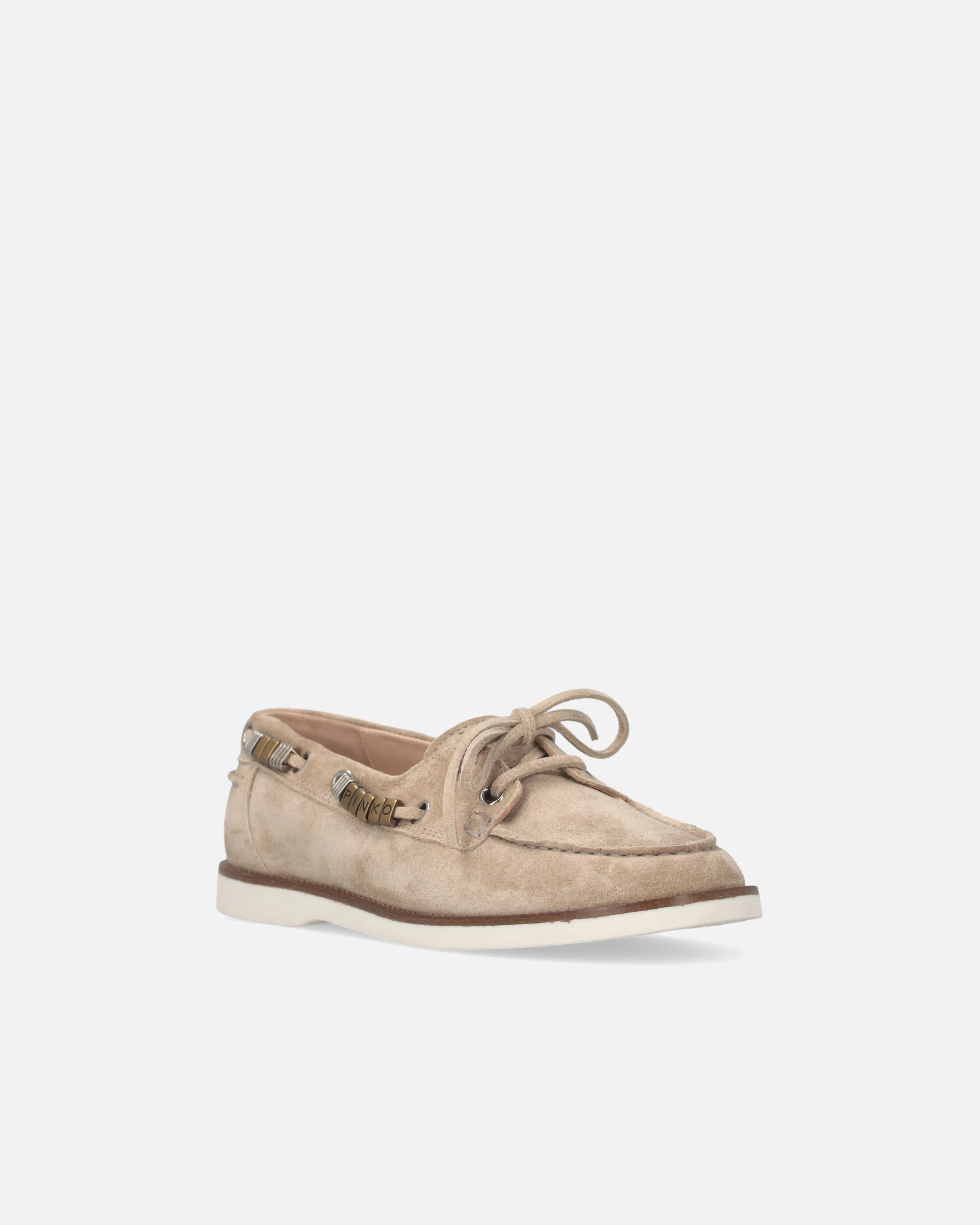 Suede moccasins with jewel details - Image 2