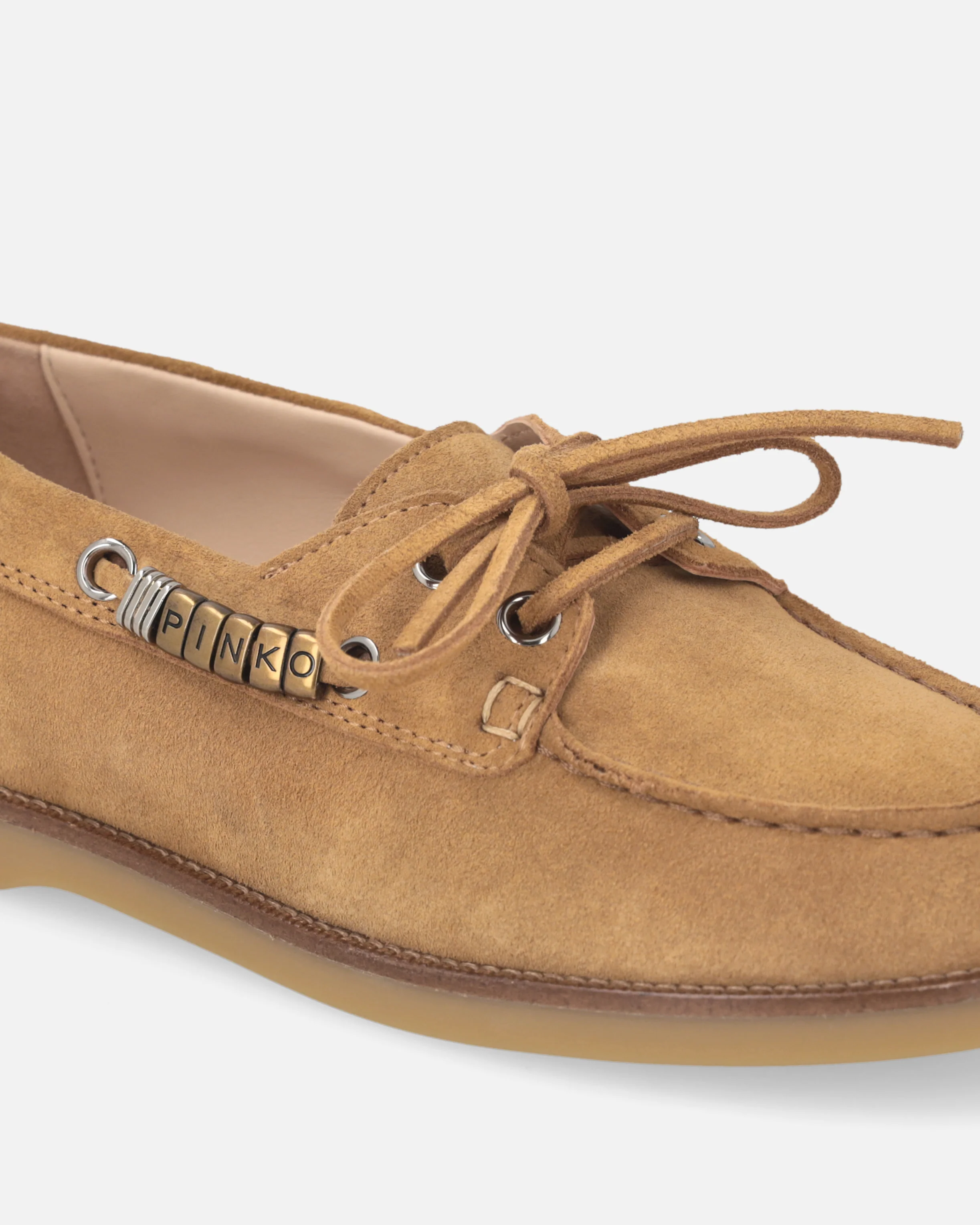 Suede moccasins with jewel details - Image 4