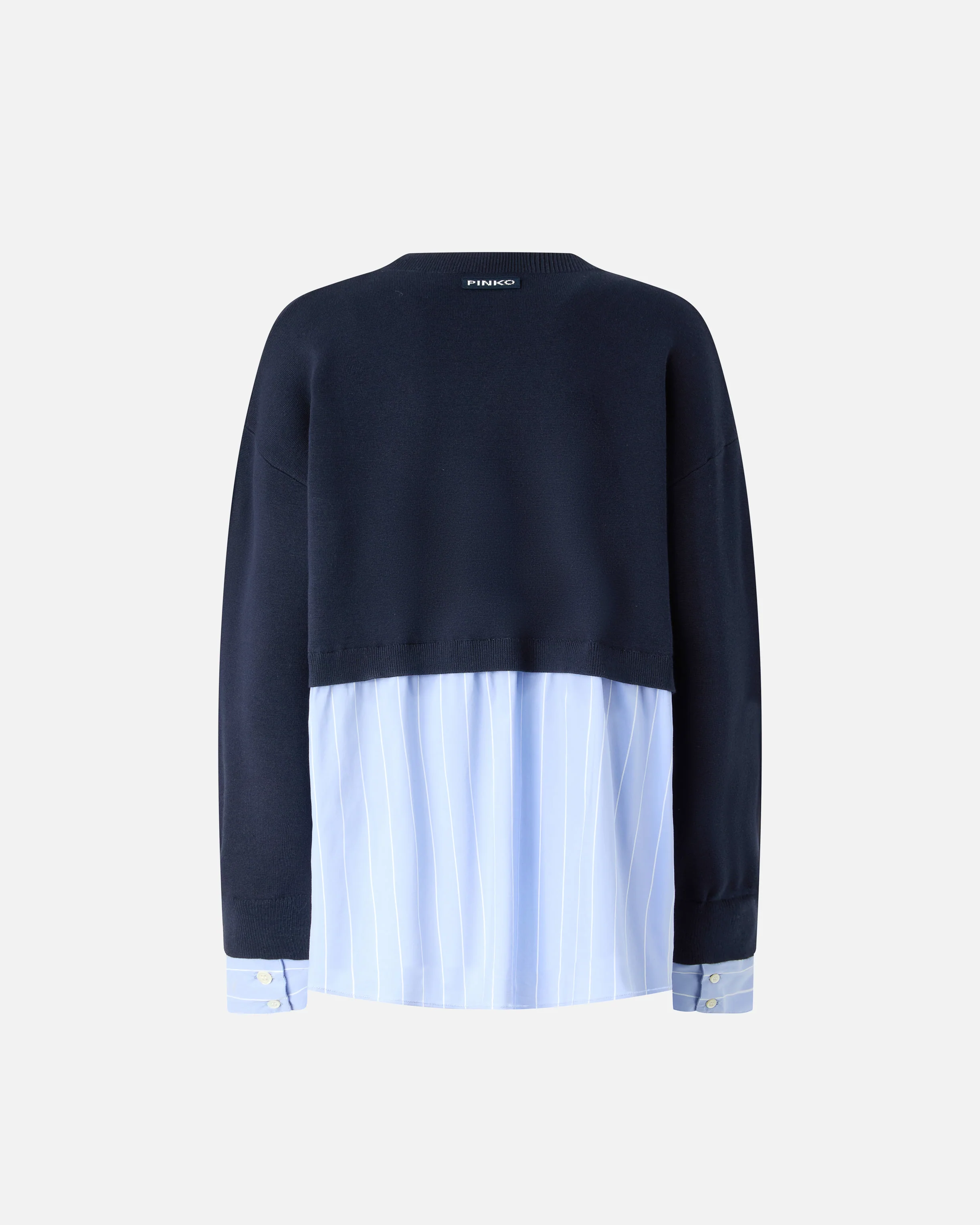 Sweater with shirt insert - Image 6