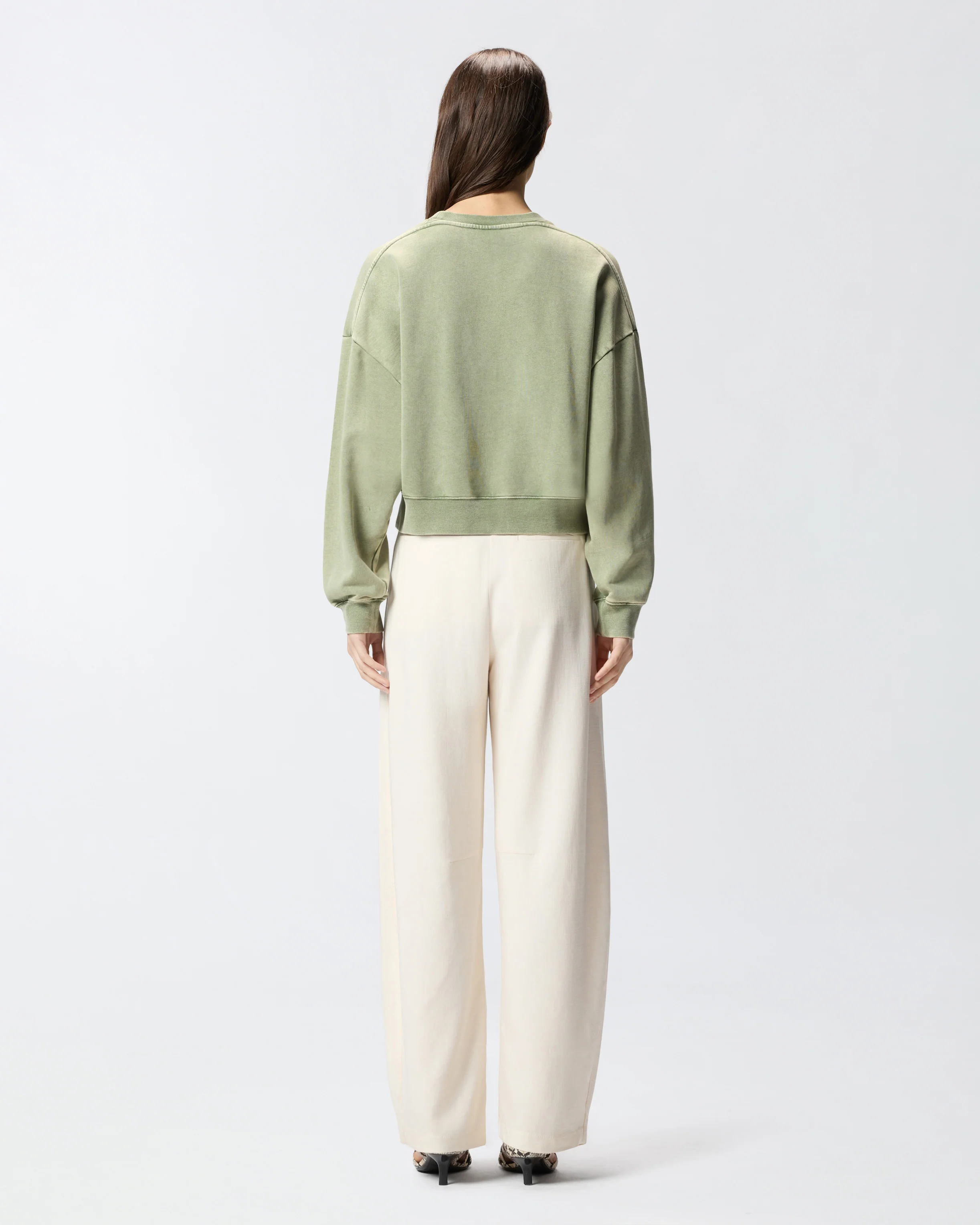 Sweatshirt with jewel flowers - Image 3