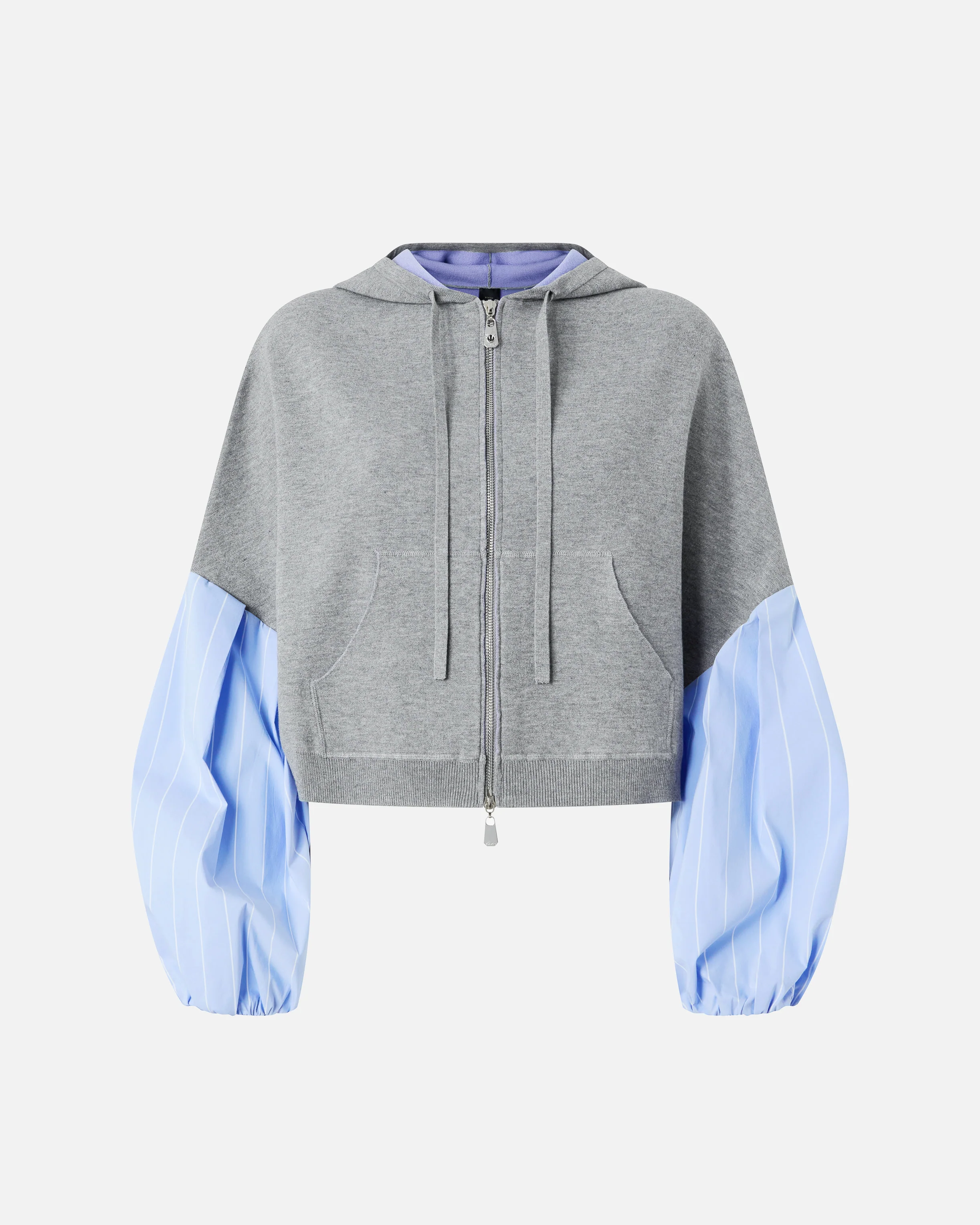 Sweatshirt with shirt insert - Image 5