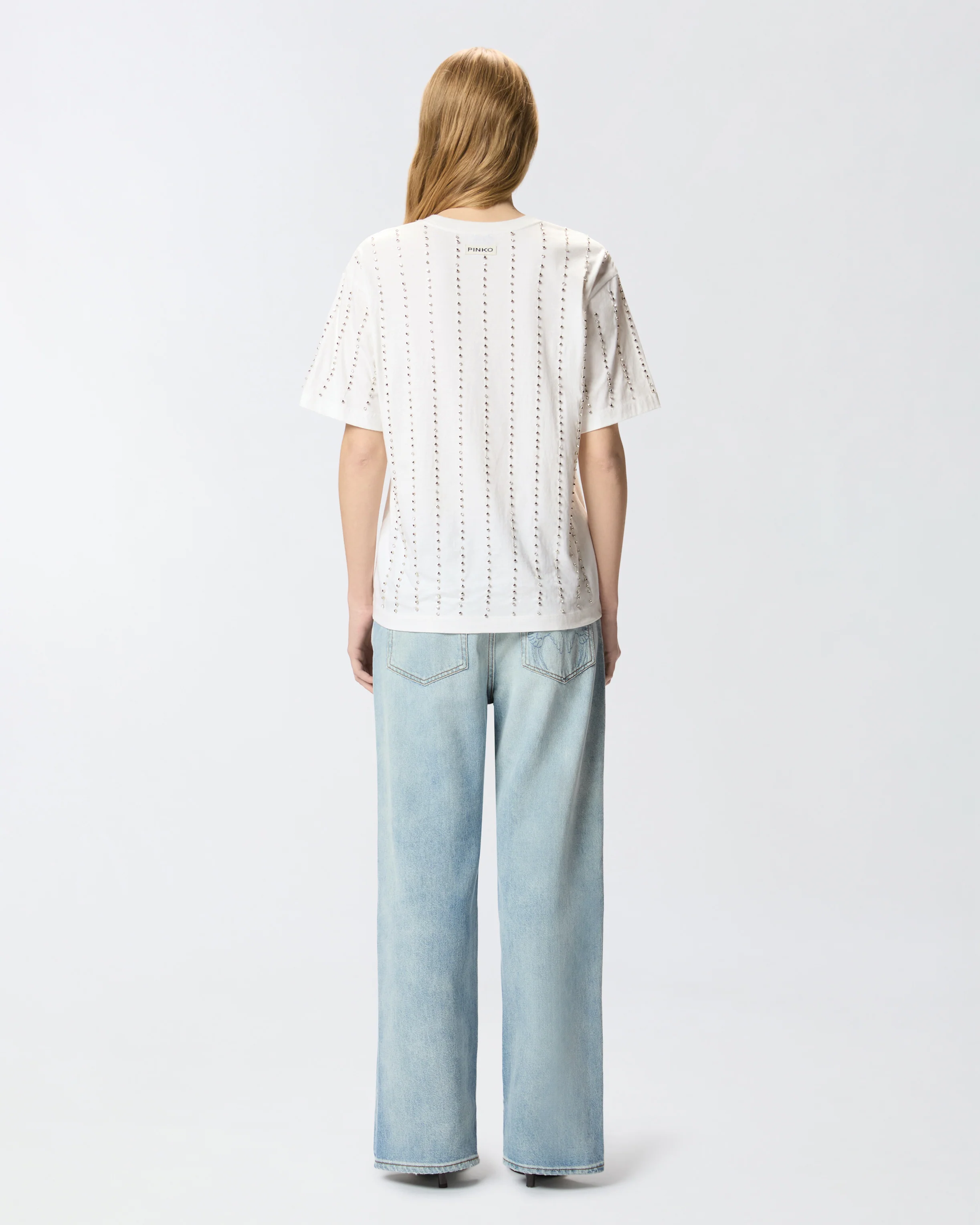 T-shirt with jewel stripes - Image 3