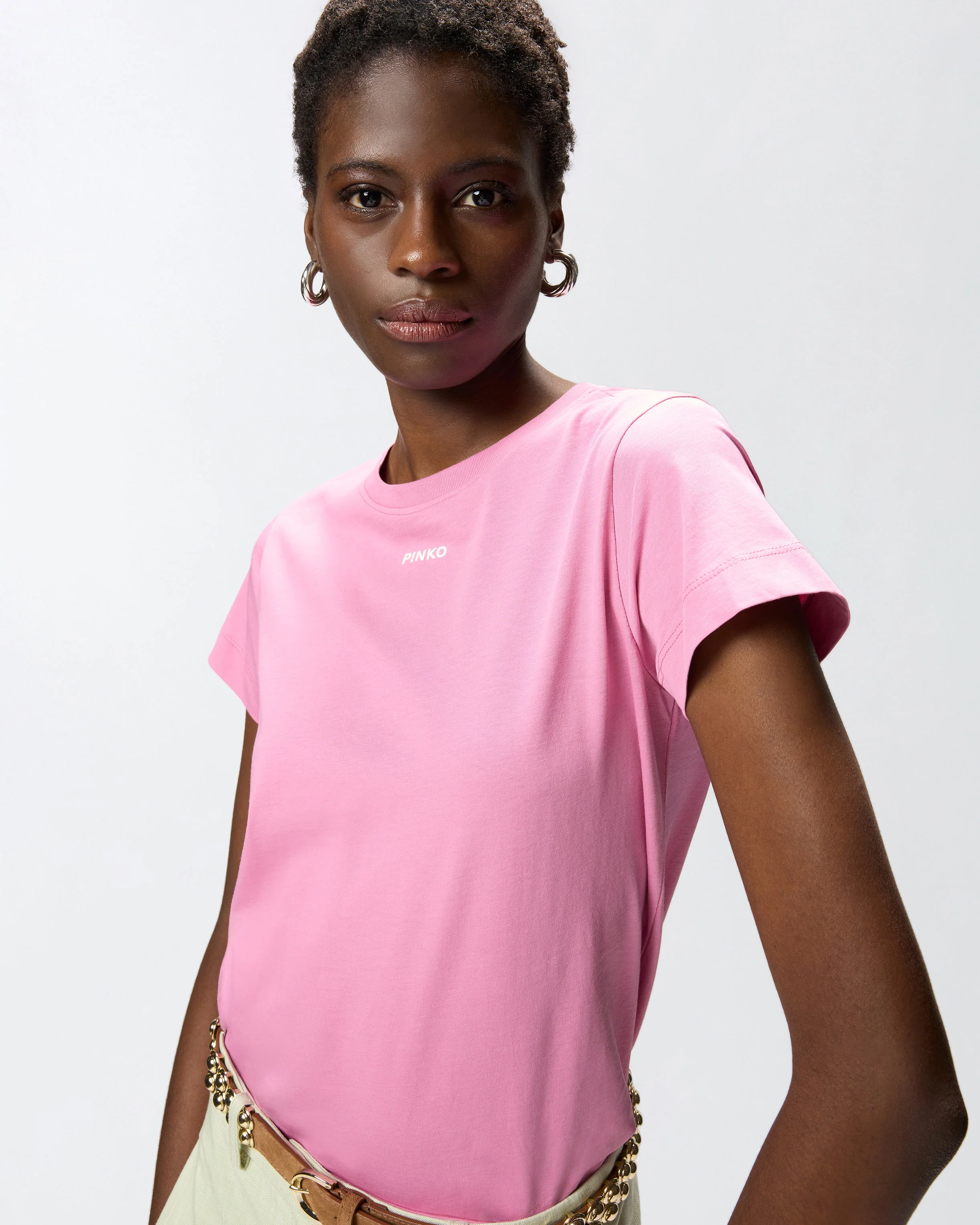 T-shirt with PINKO logo - Image 4