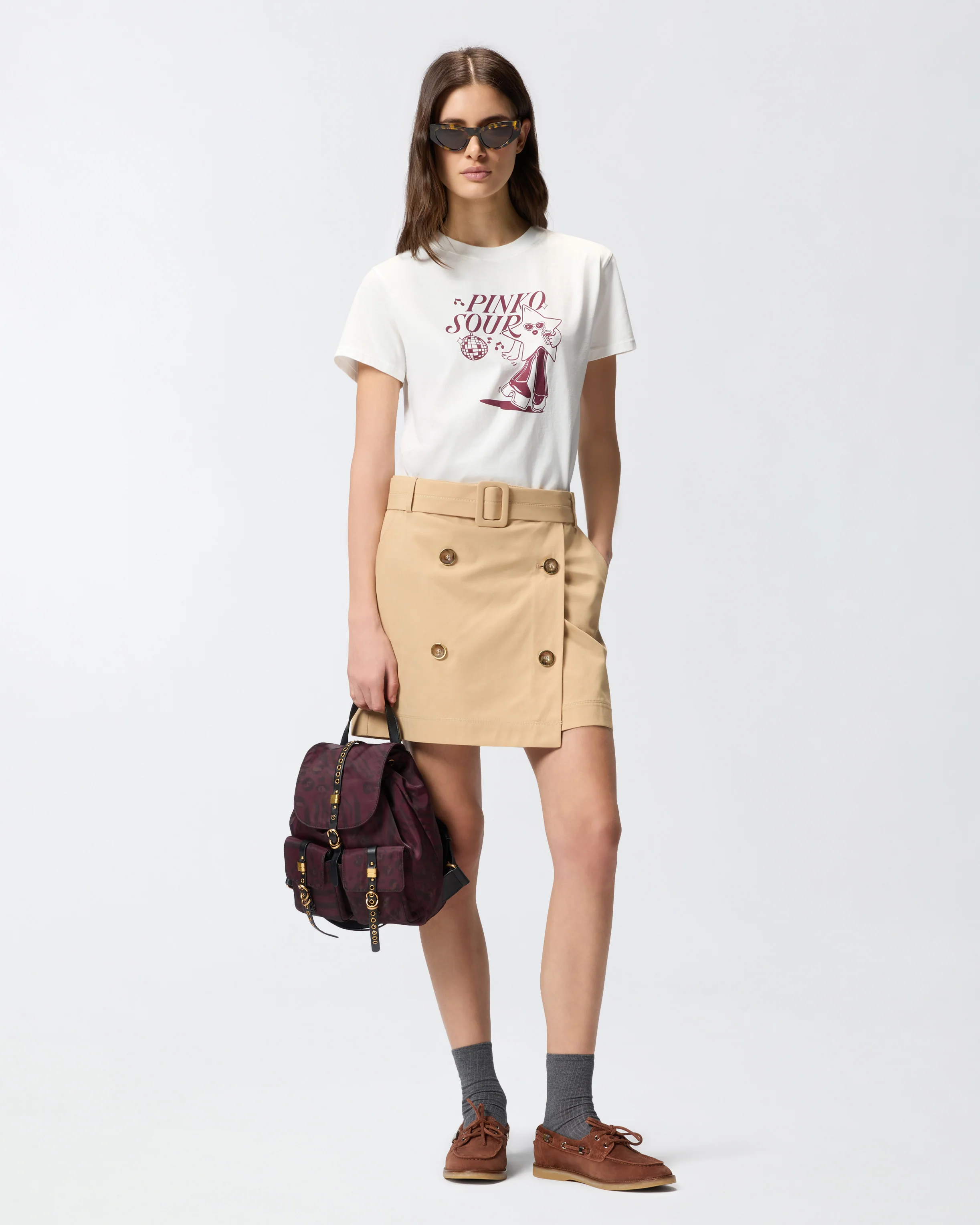 T-shirt with Pinko Sour disco star print - Image 2