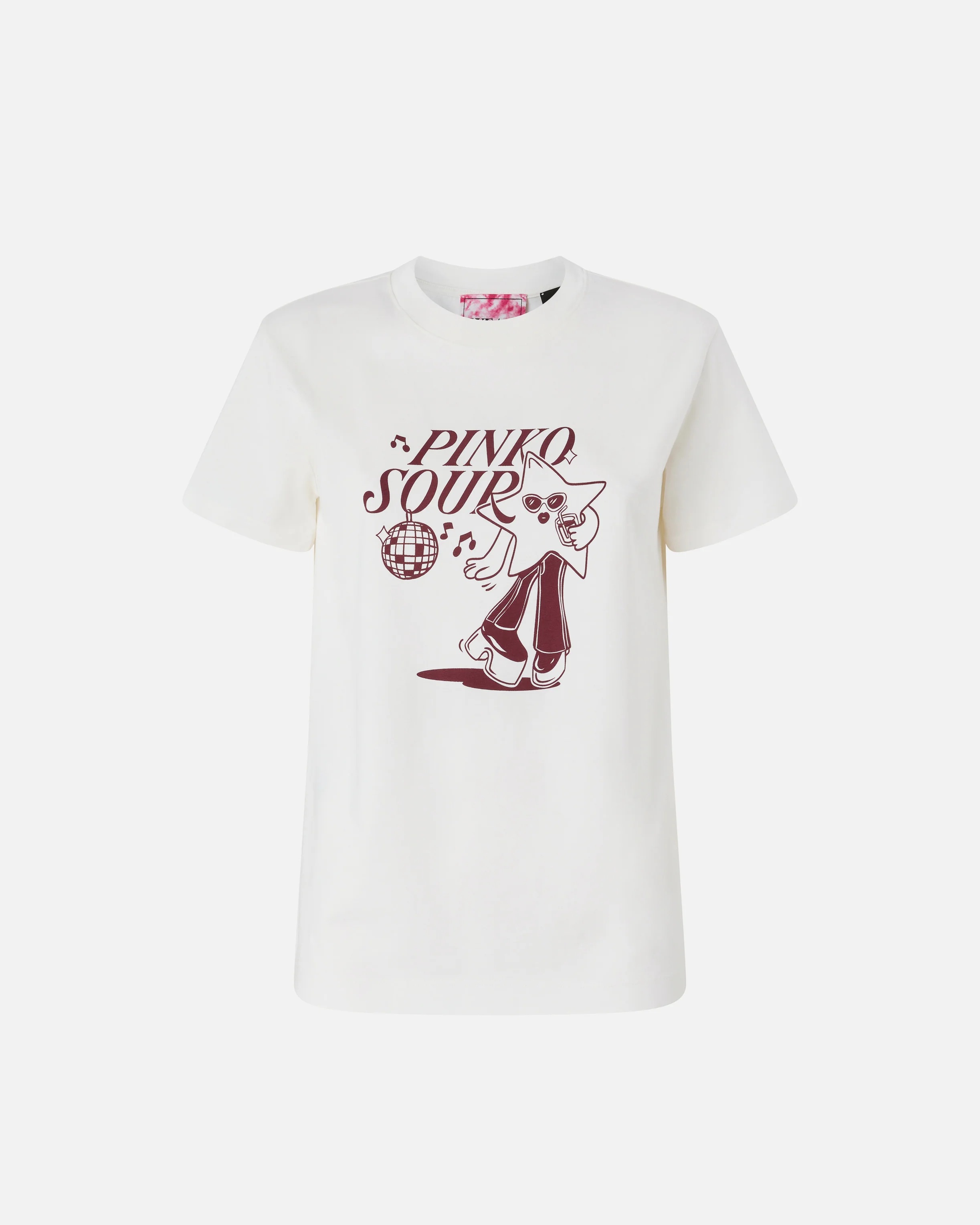 T-shirt with Pinko Sour disco star print - Image 5