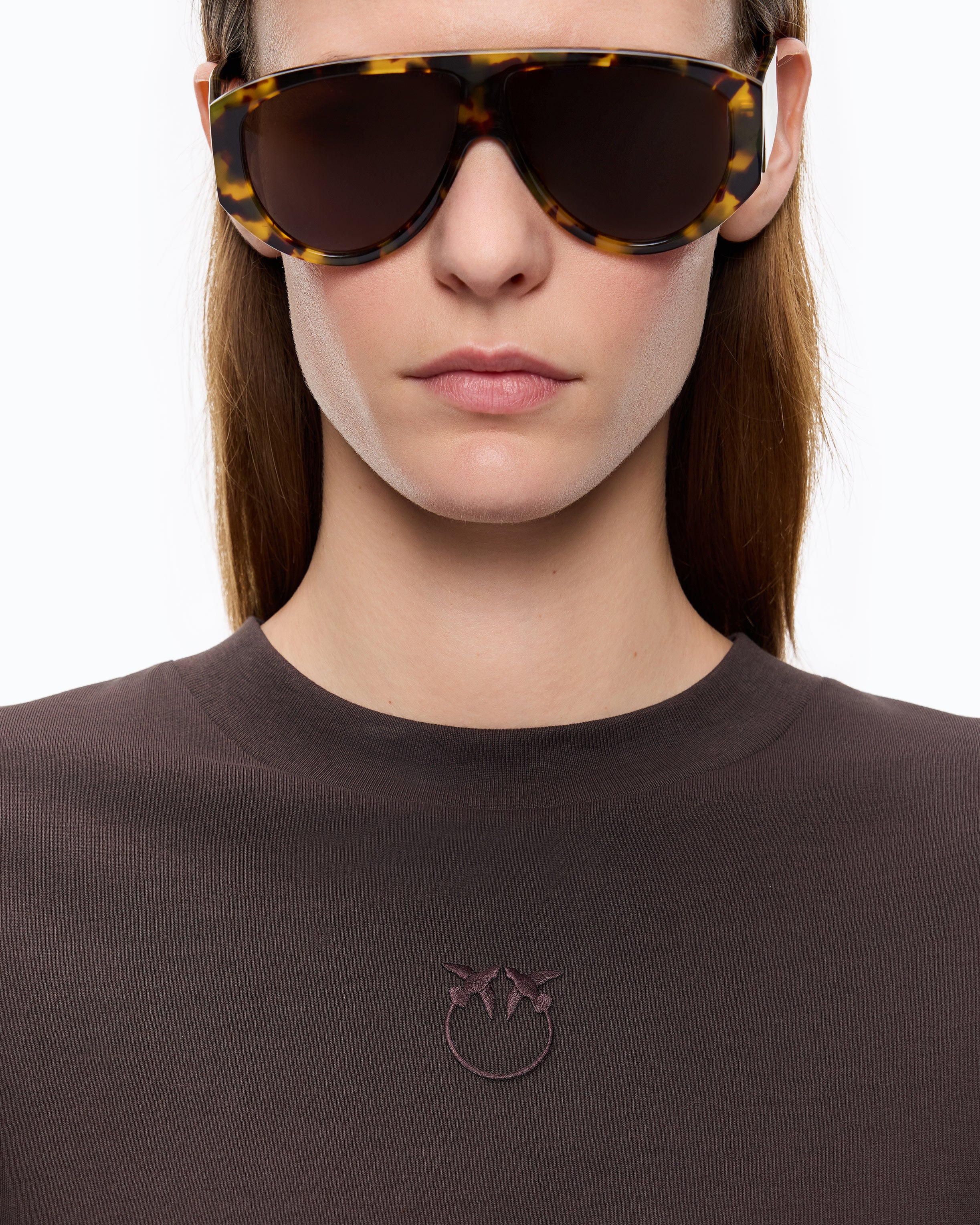 T-shirt with wide sleeves and Love Birds logo - Image 3