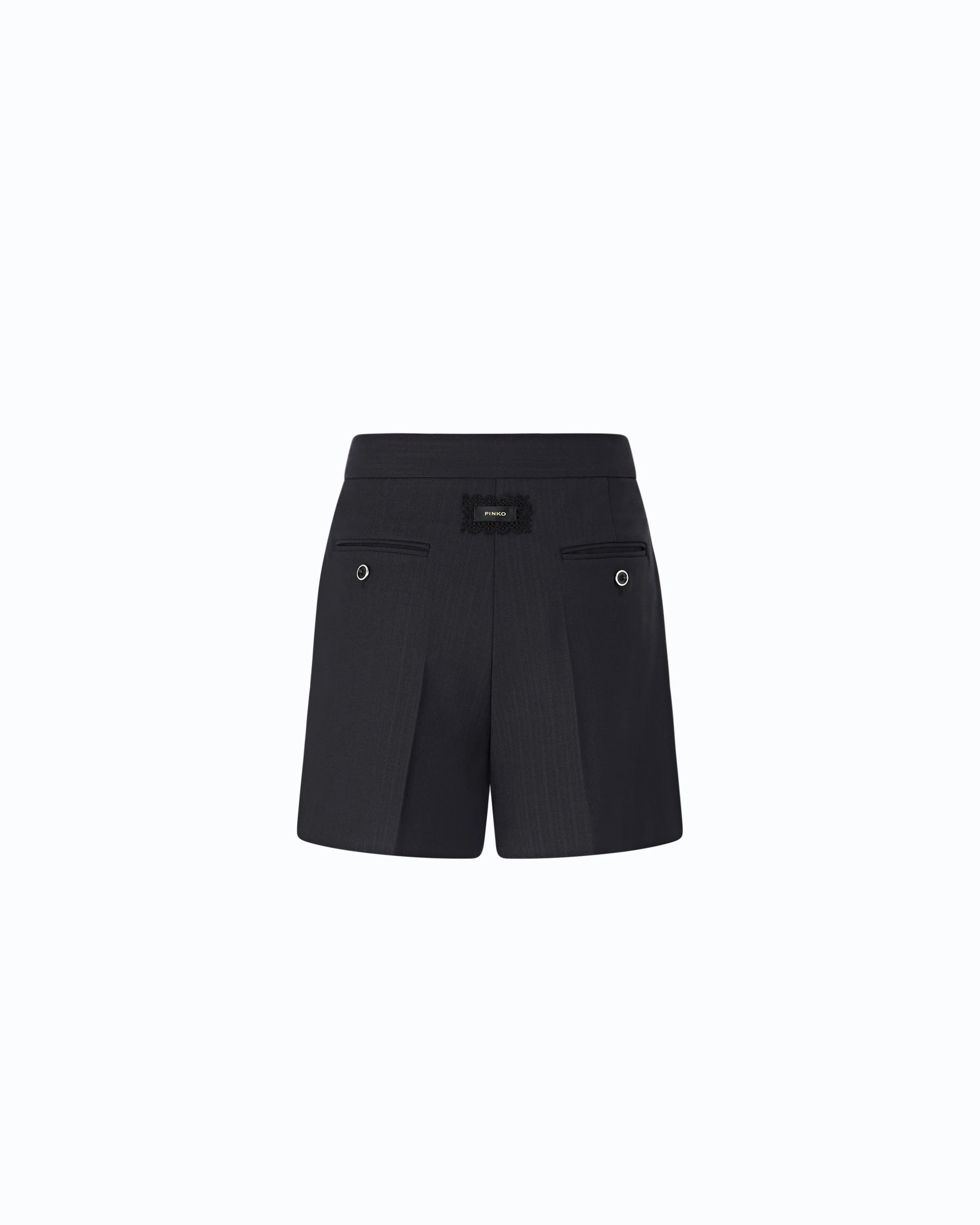 Tailored shorts in stretch wool-blend fabric - Image 6