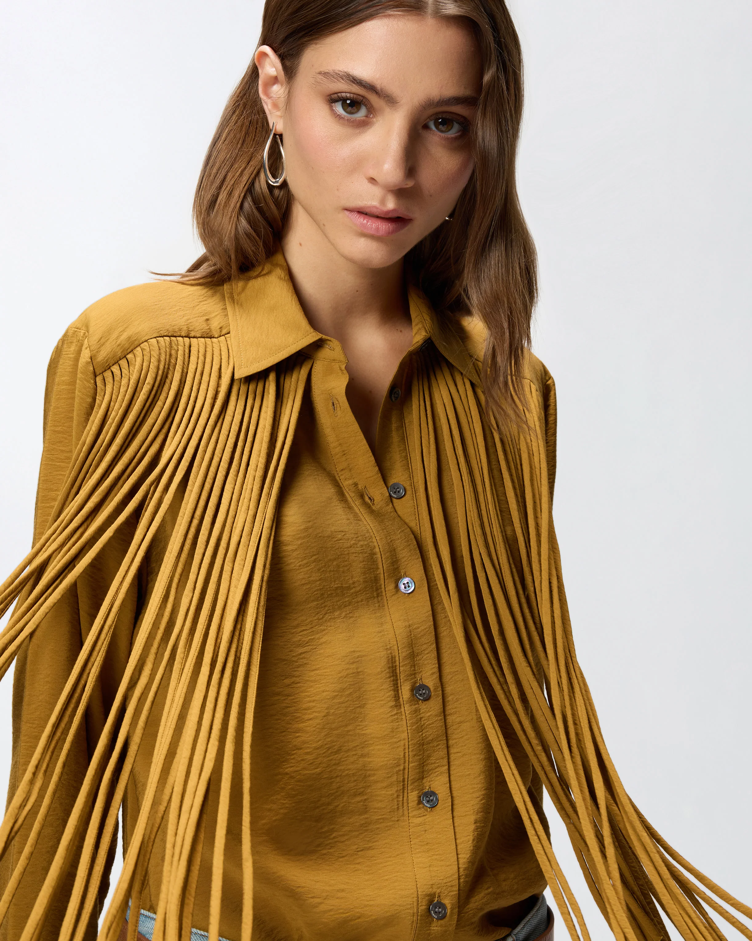 Texan-style shirt with fringing - Image 4