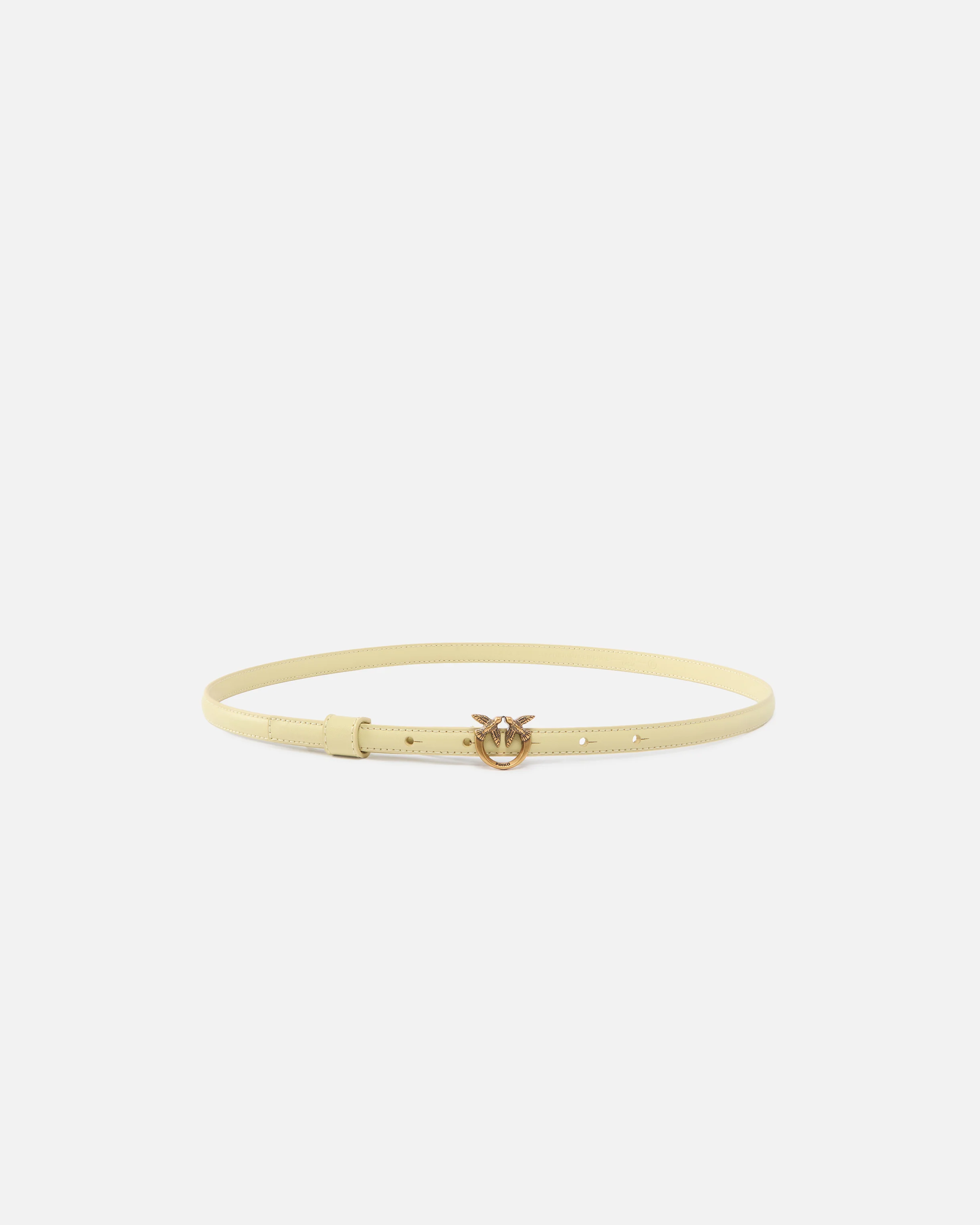Thin belt with Love Birds buckle, 1cm
