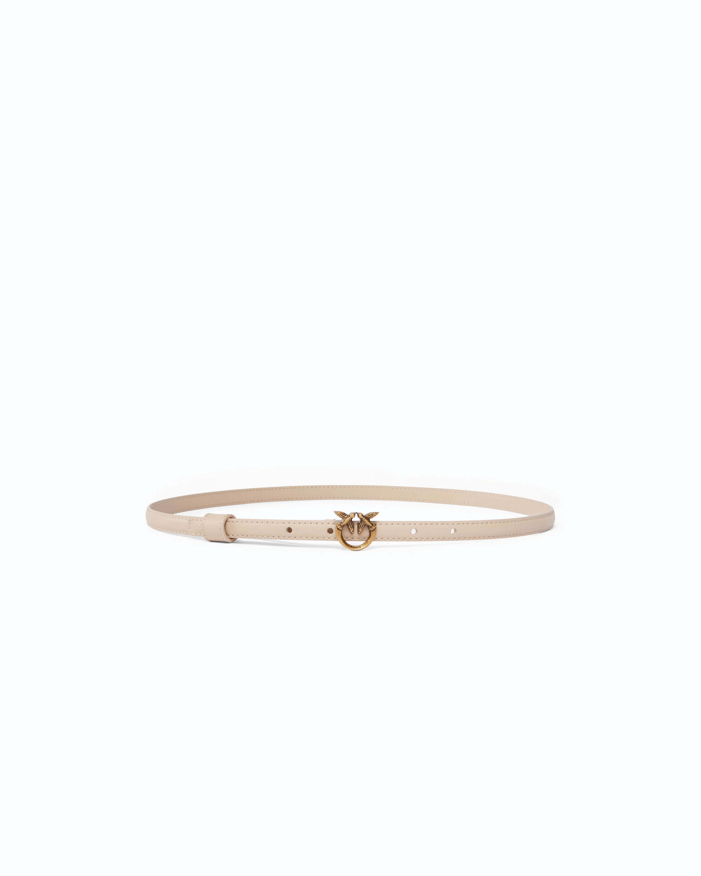Thin belt with Love Birds buckle, 1cm
