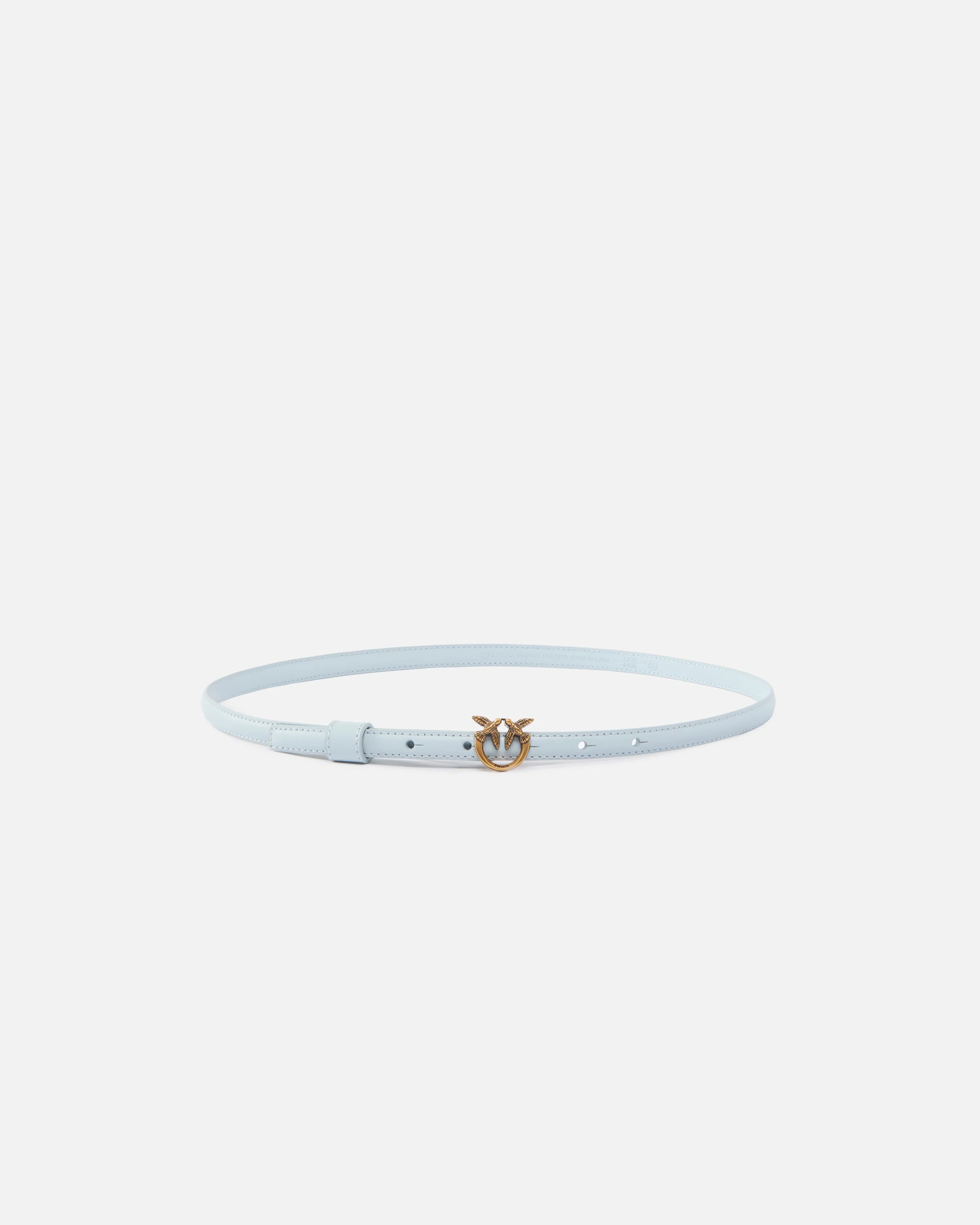 Thin belt with Love Birds buckle, 1cm