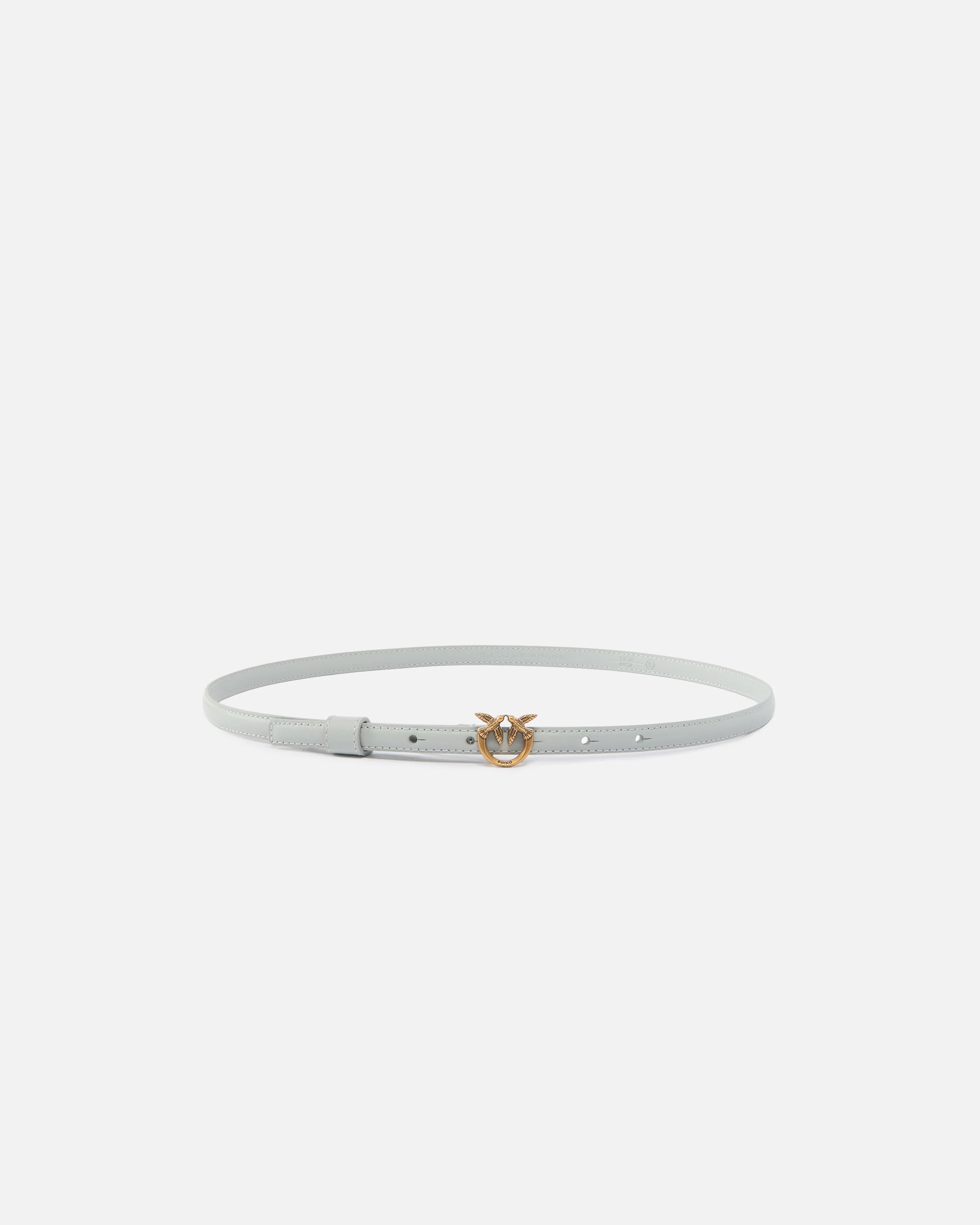 Thin belt with Love Birds buckle, 1cm