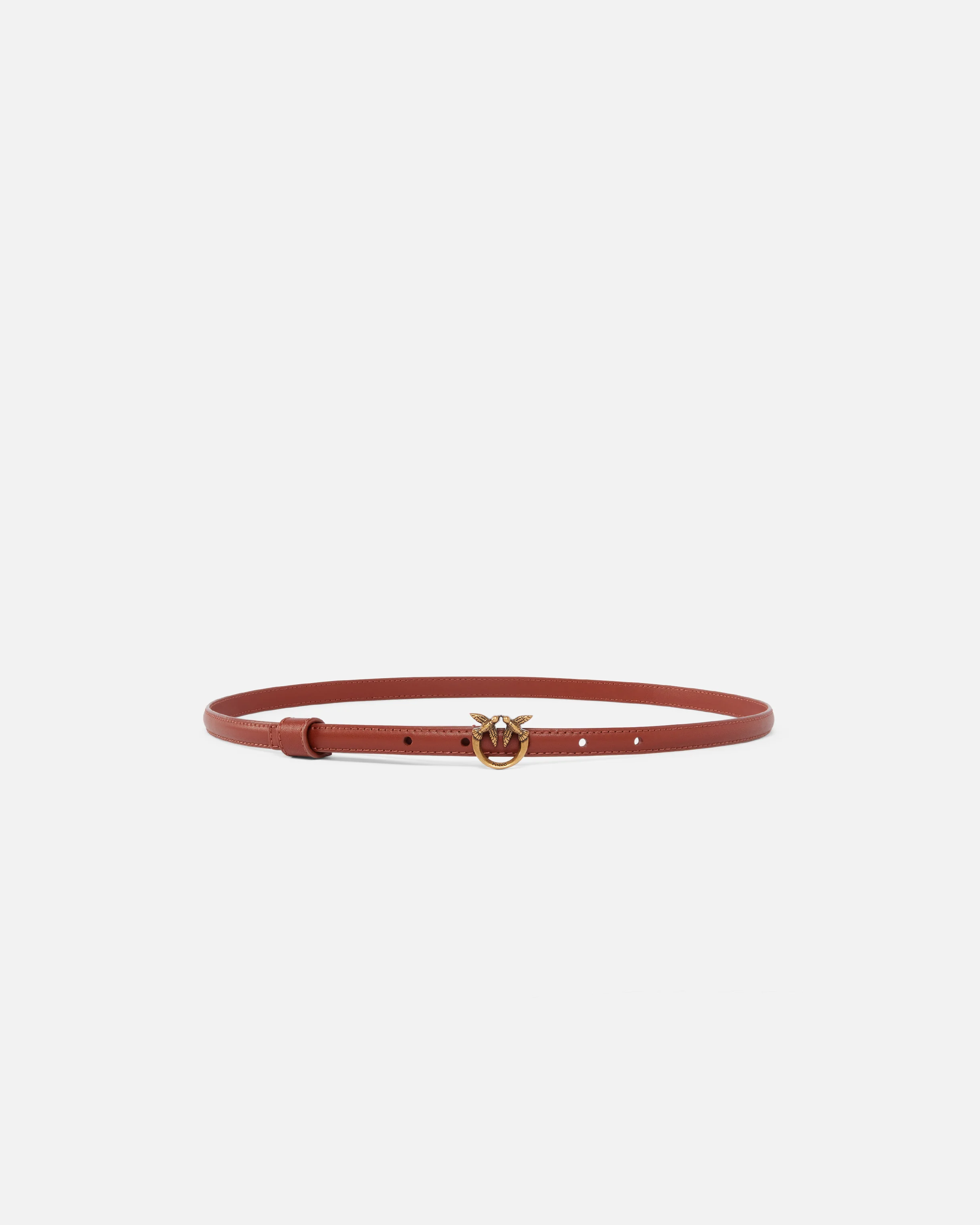 Thin belt with Love Birds buckle, 1cm