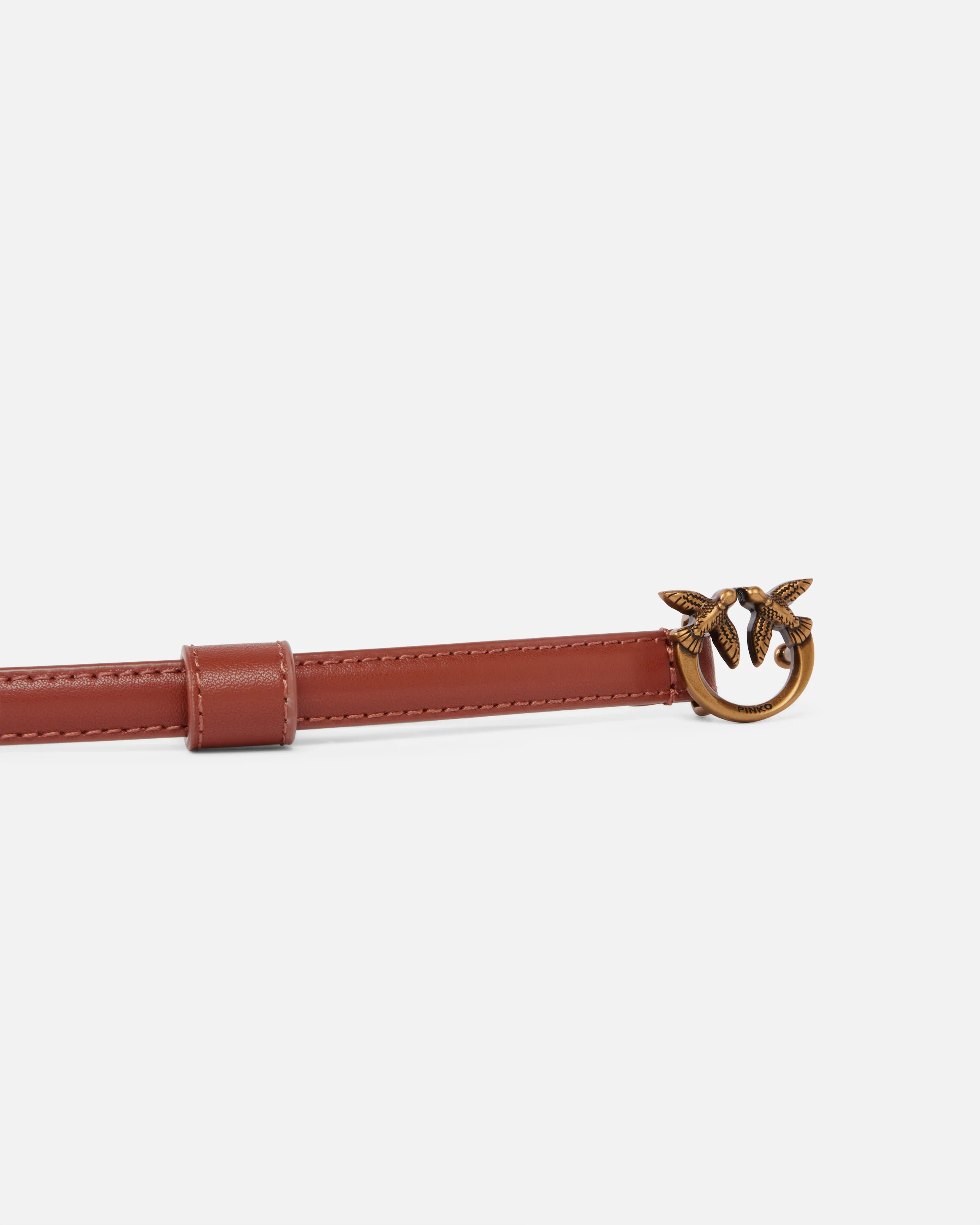 Thin belt with Love Birds buckle, 1cm - Image 5