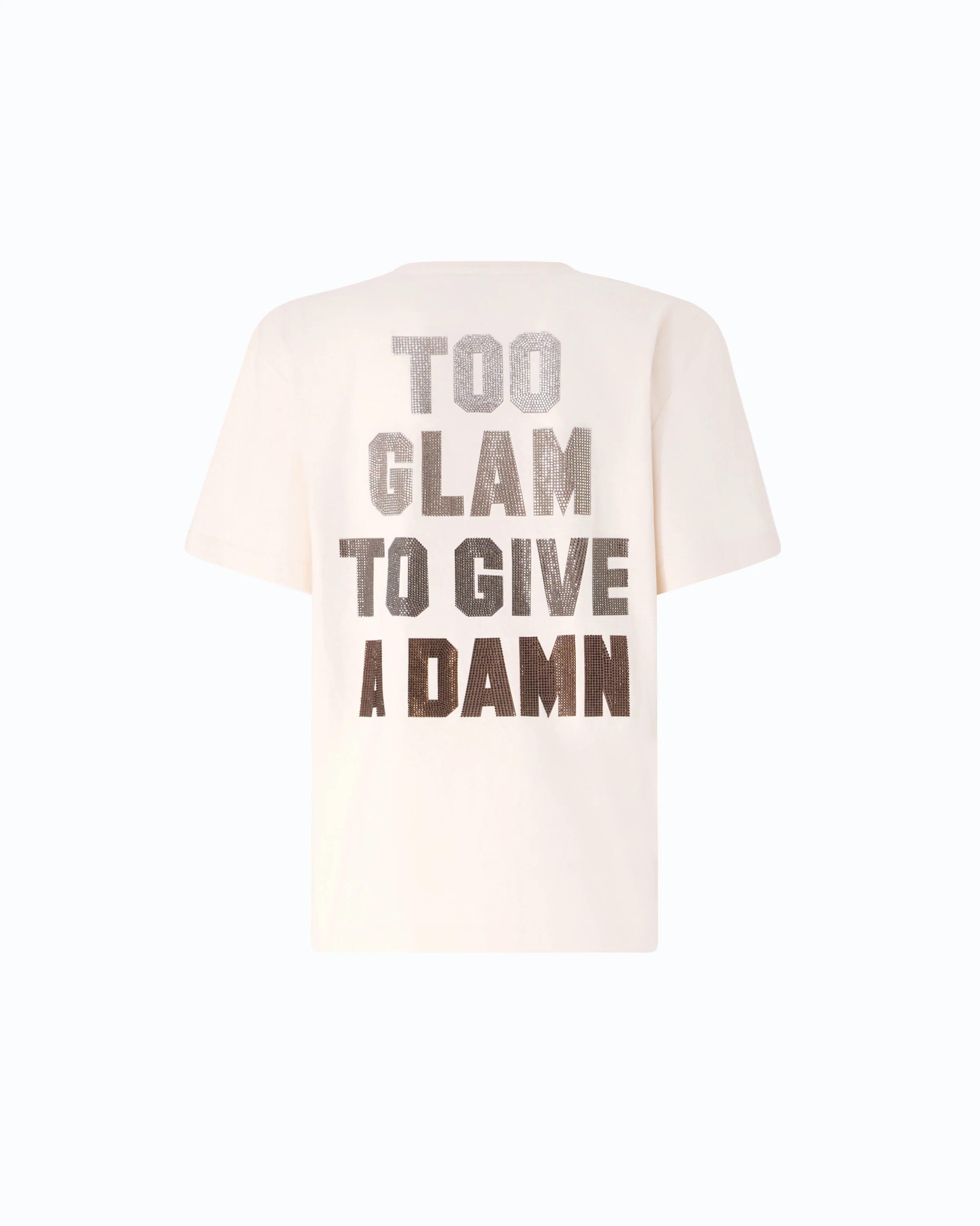 Too Glam To Give A Damn T-shirt with rhinestones - Image 6