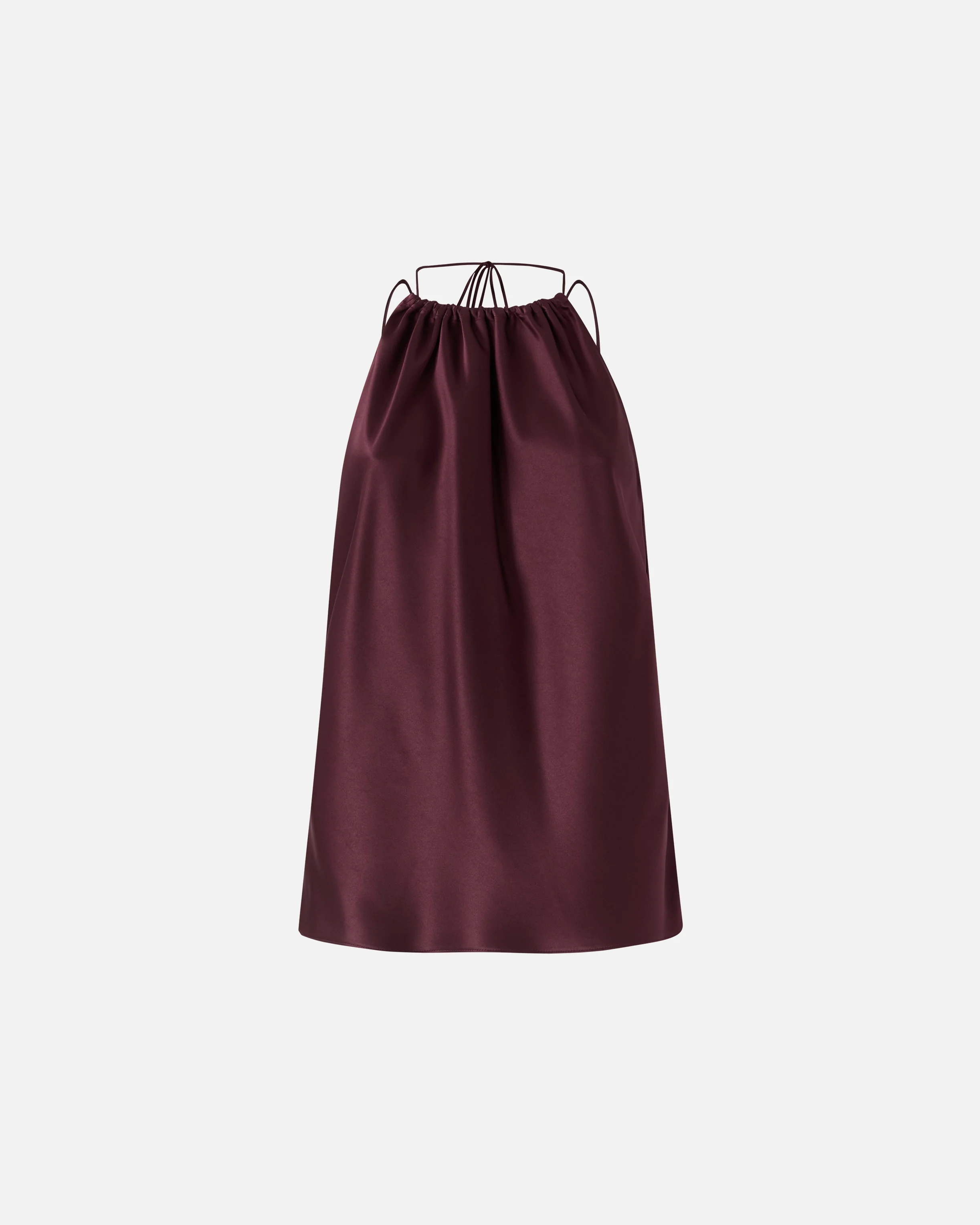 Top in satin with halterneck - Image 5