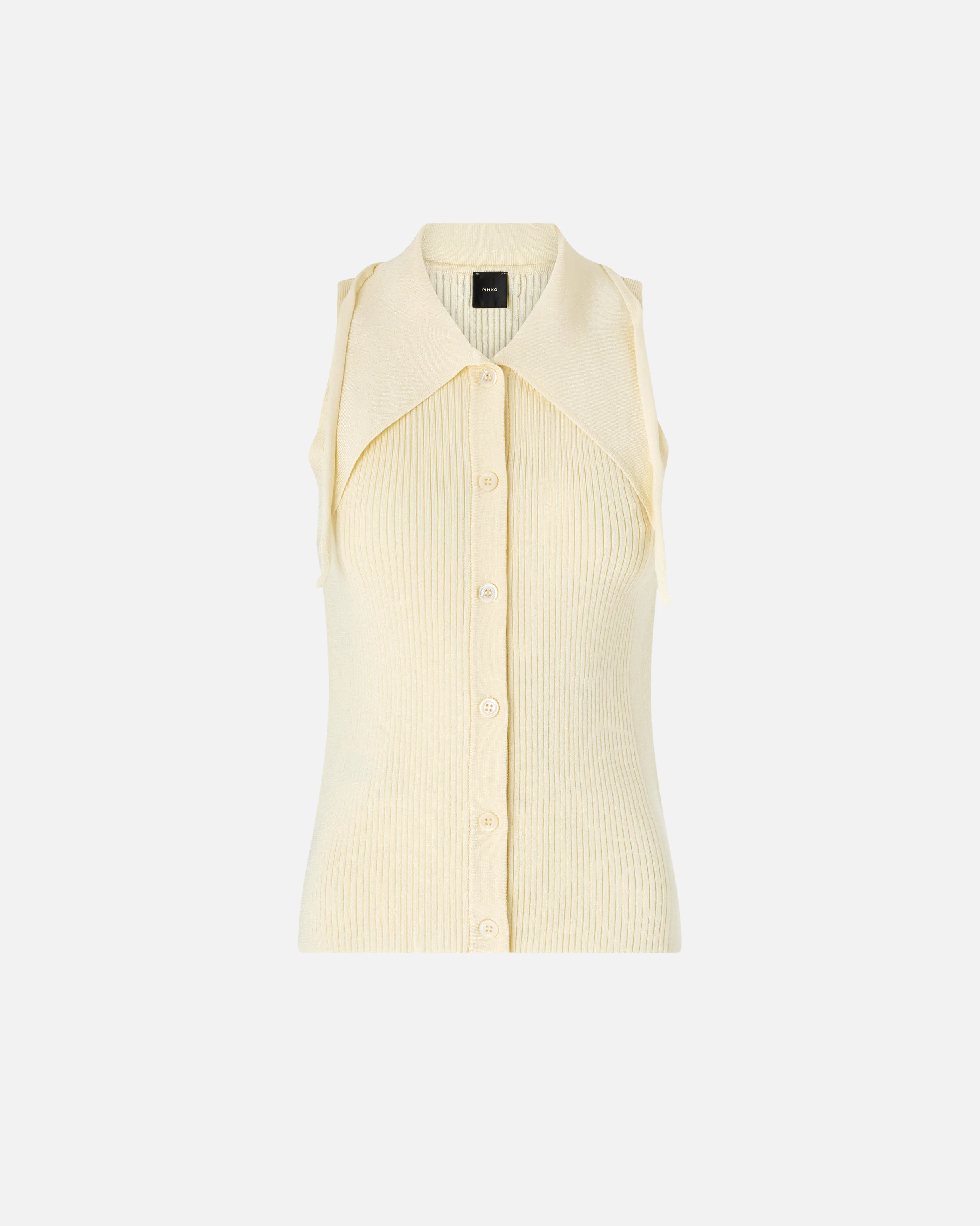 Top with bandana knot and buttons - Image 5