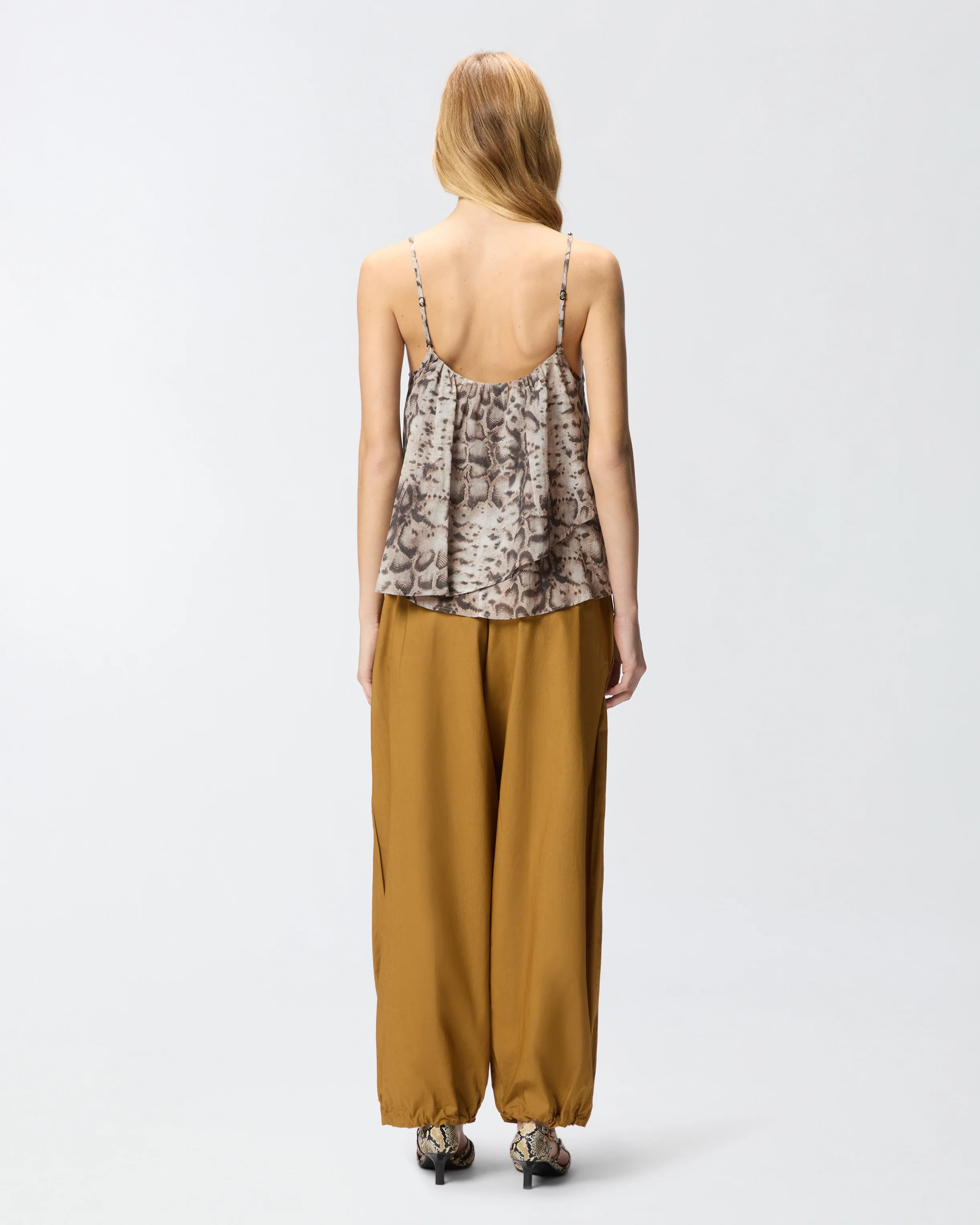 Top with spaghetti straps and snake print - Image 3
