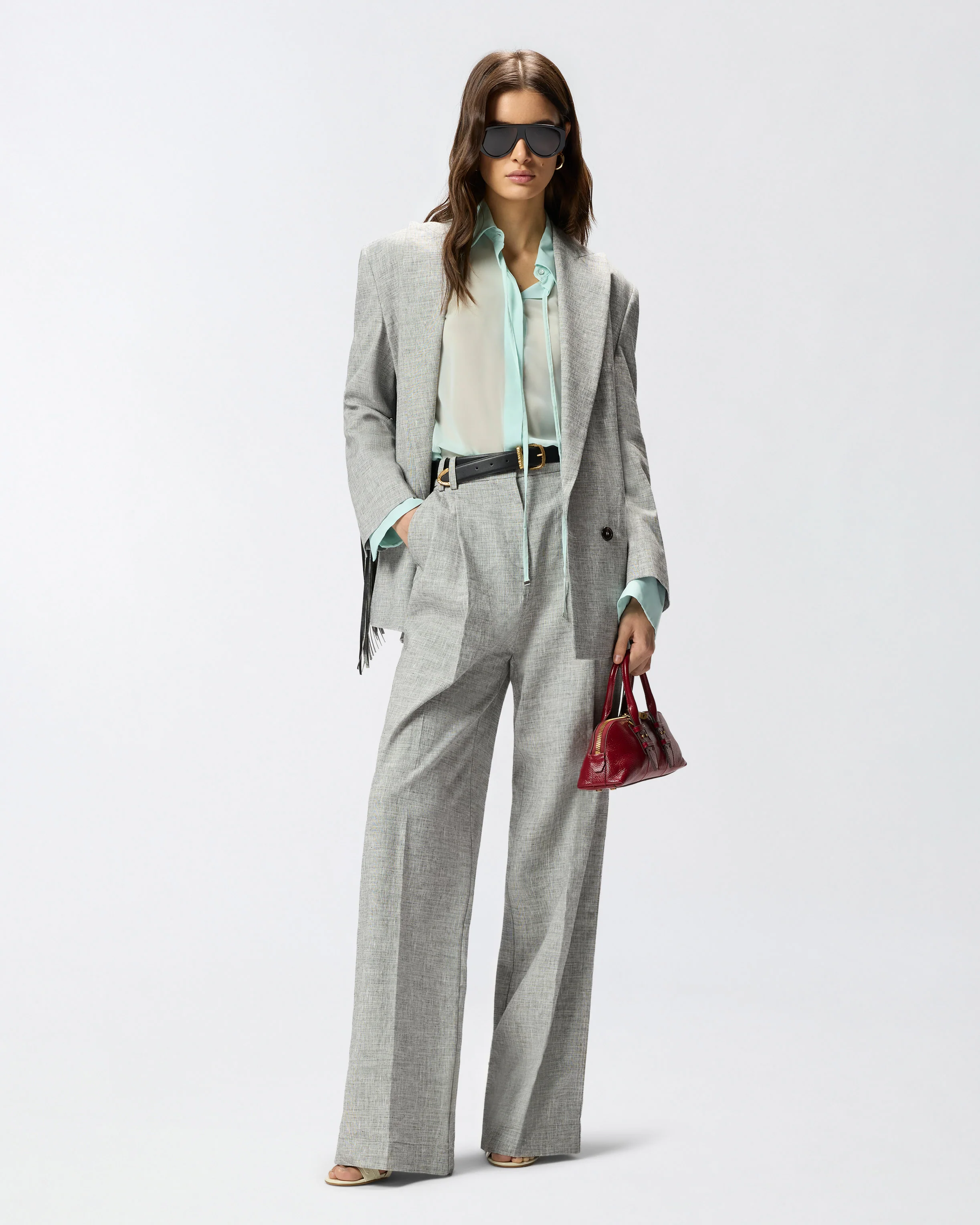 Transparent shirt in chiffon - Image 2