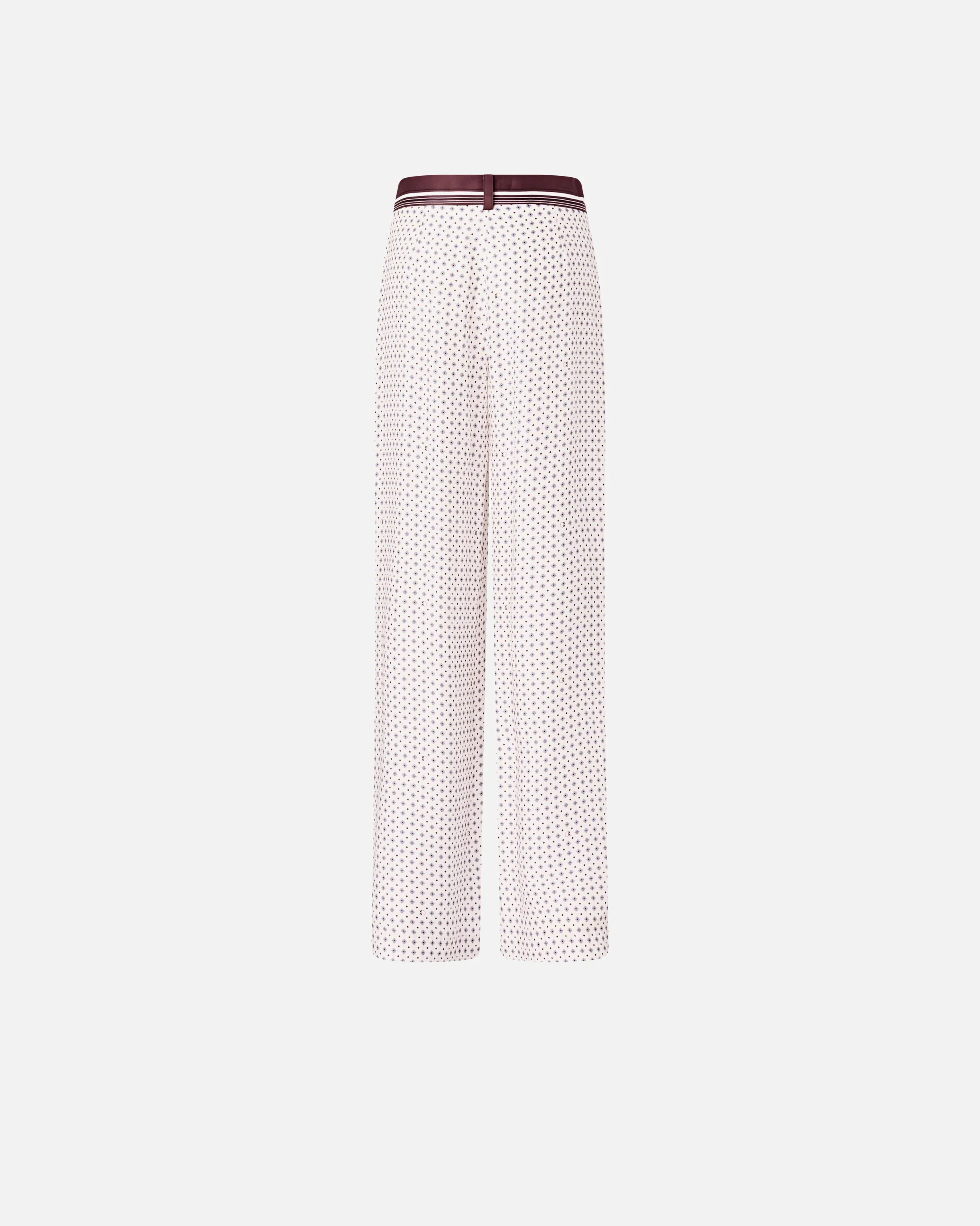 Trousers with tie motif - Image 6