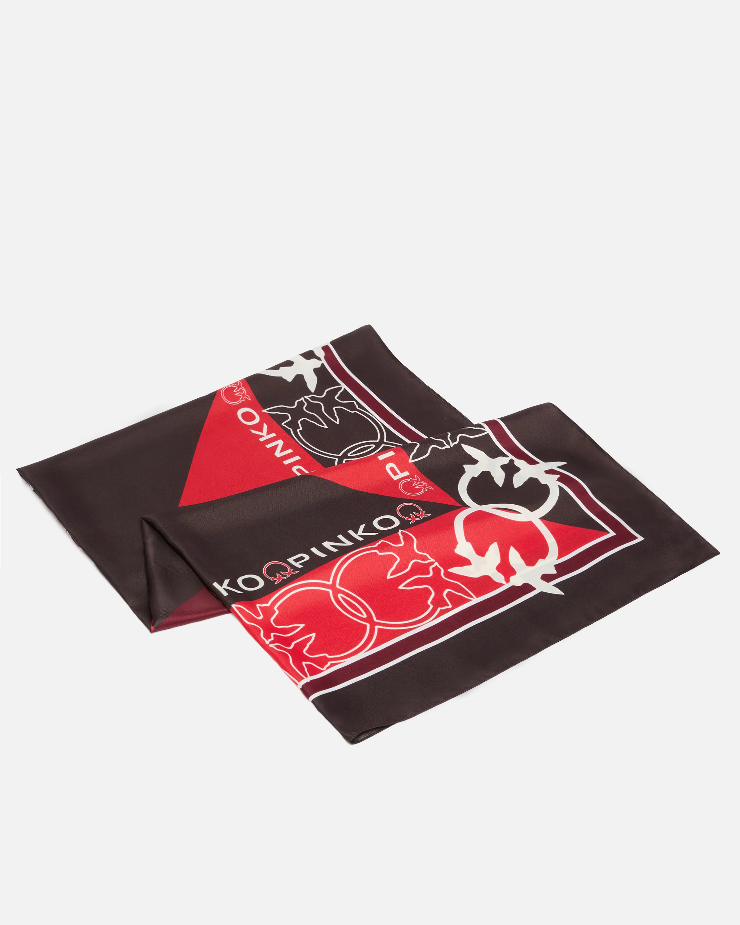 Two-tone scarf with logos - Image 3