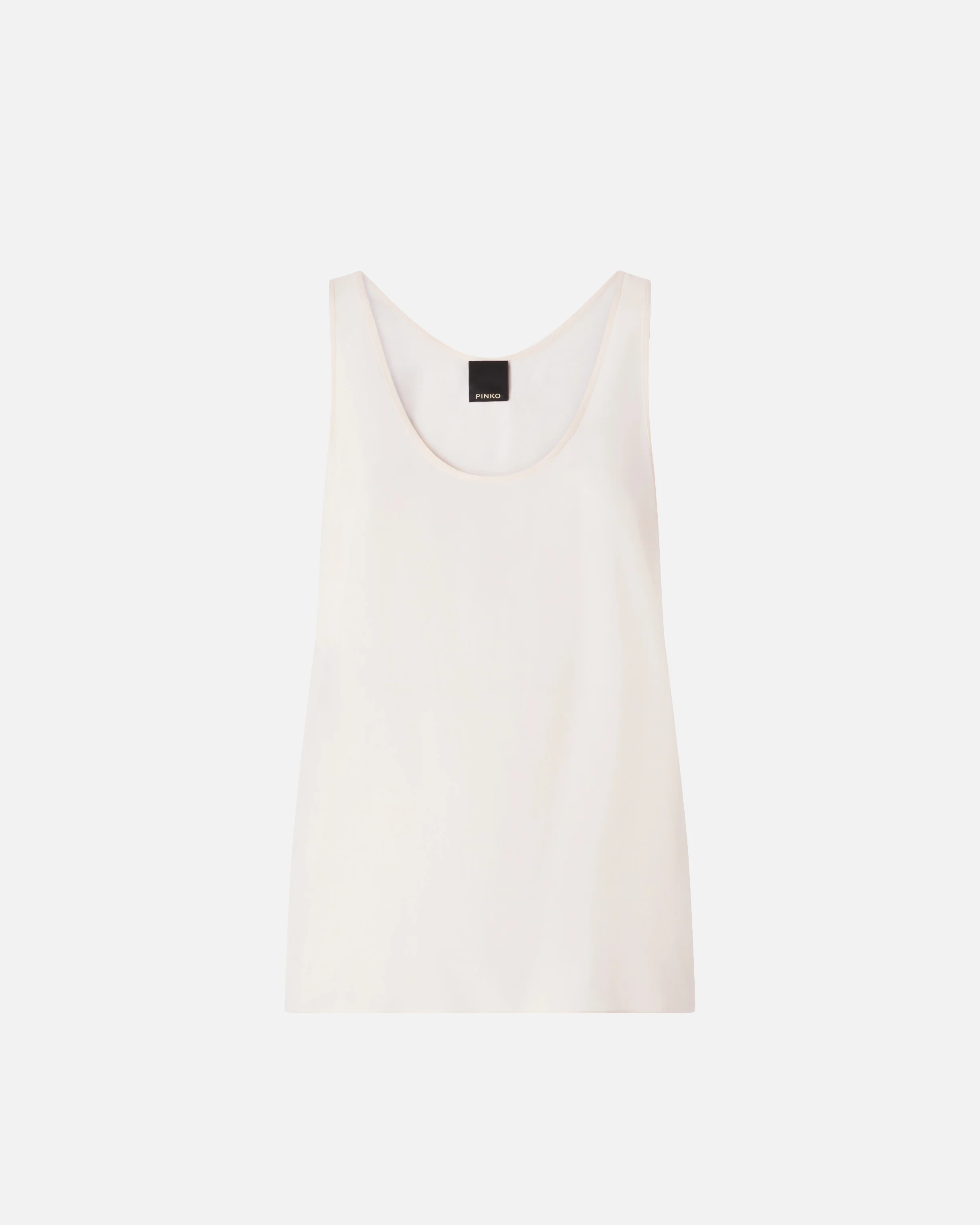 Vest top in sand wash silk - Image 5