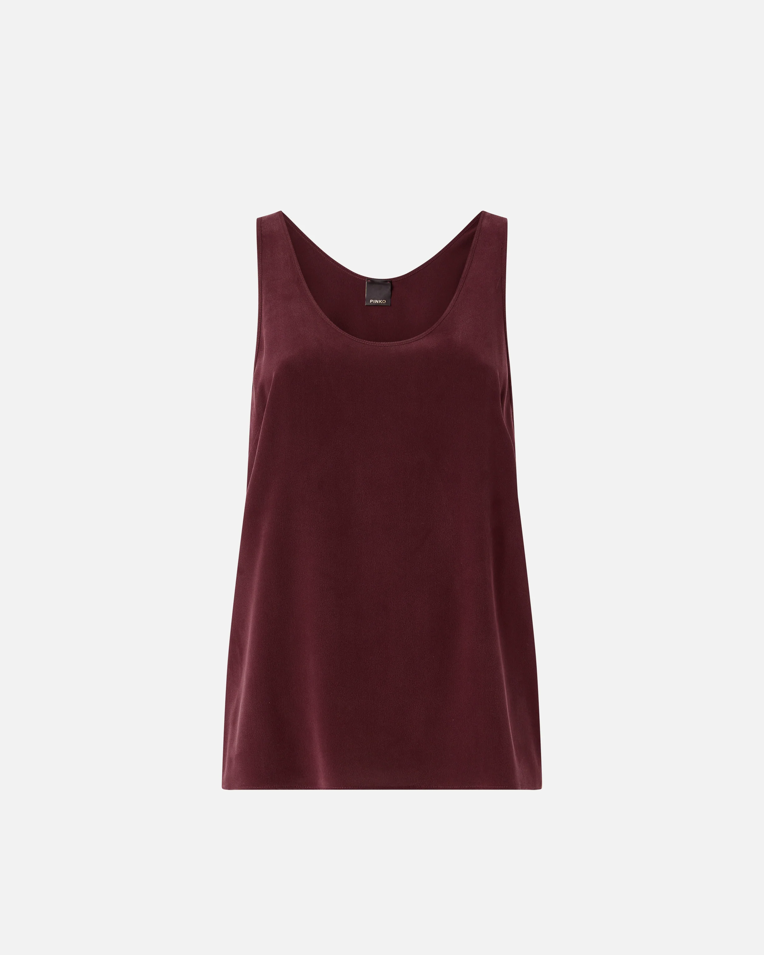 Vest top in sand wash silk - Image 5