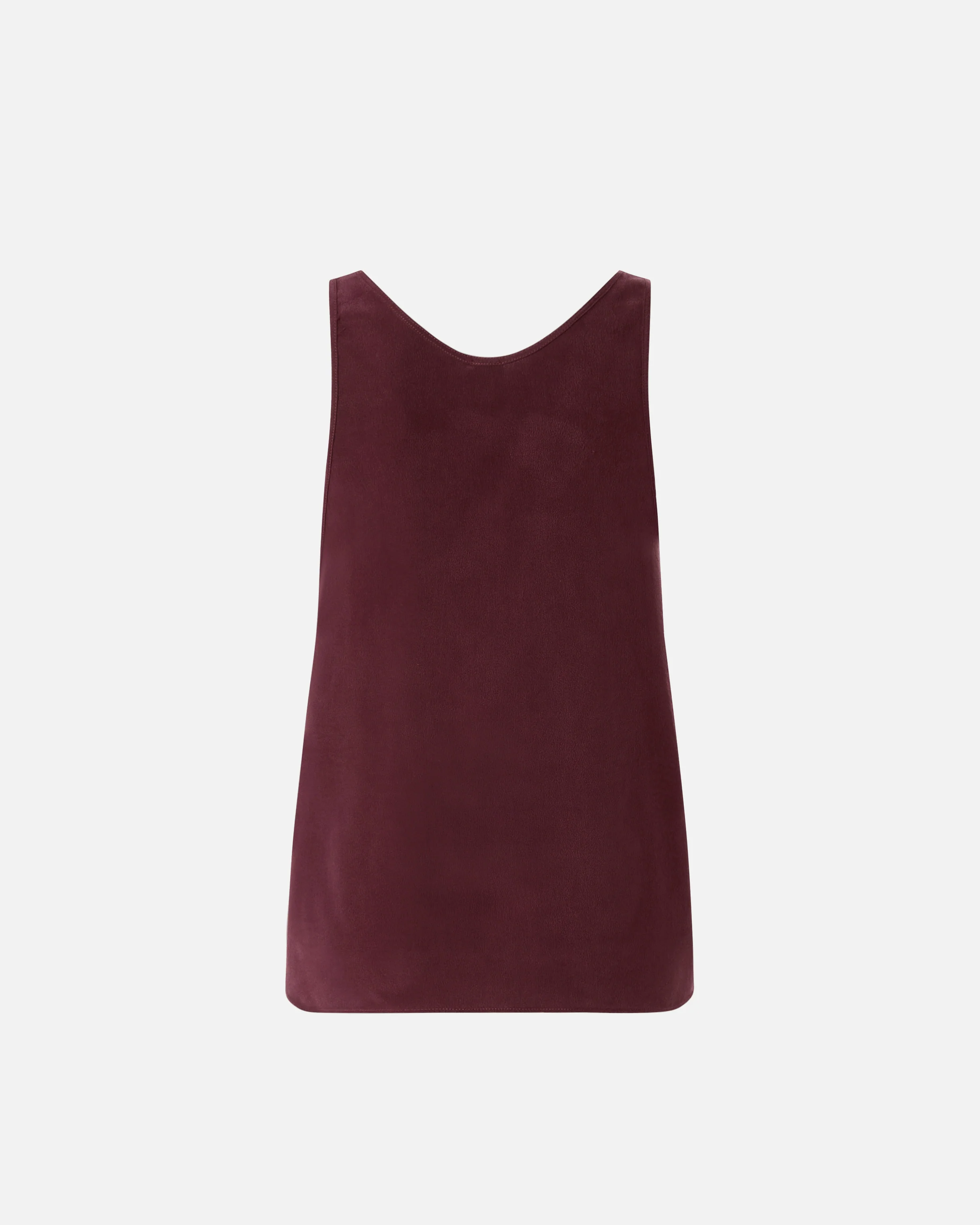 Vest top in sand wash silk - Image 6