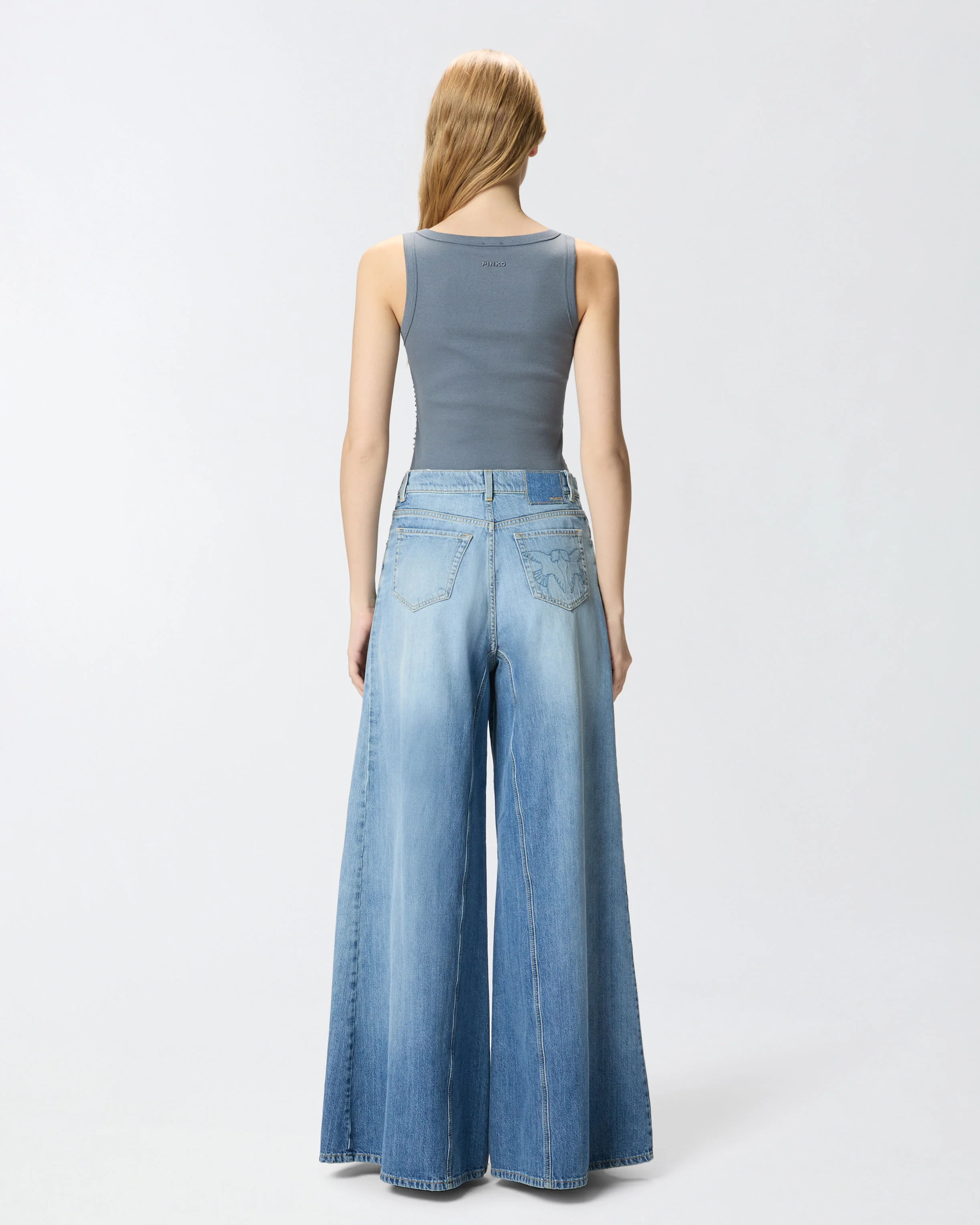 Vest top with jewel details - Image 3