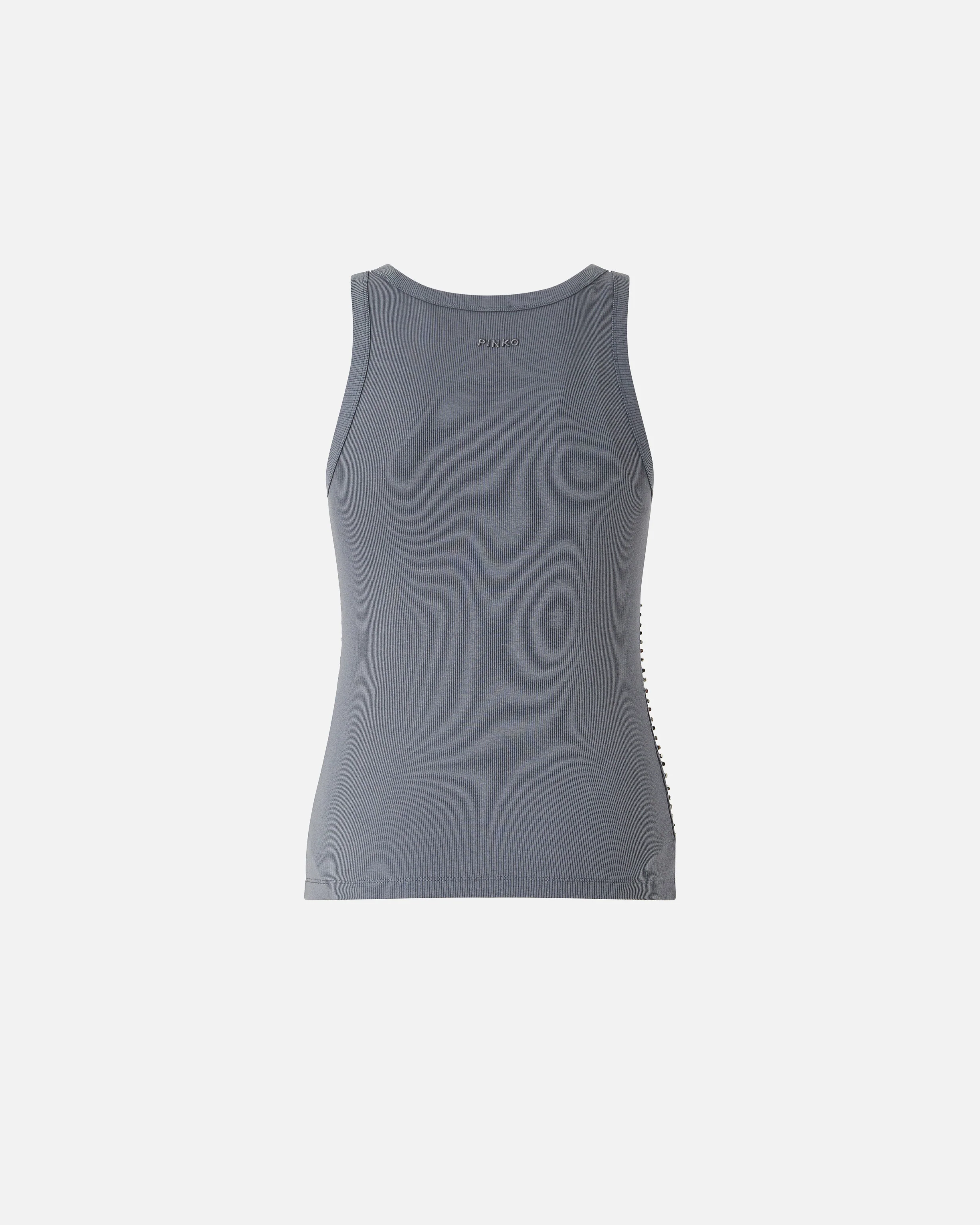 Vest top with jewel details - Image 6