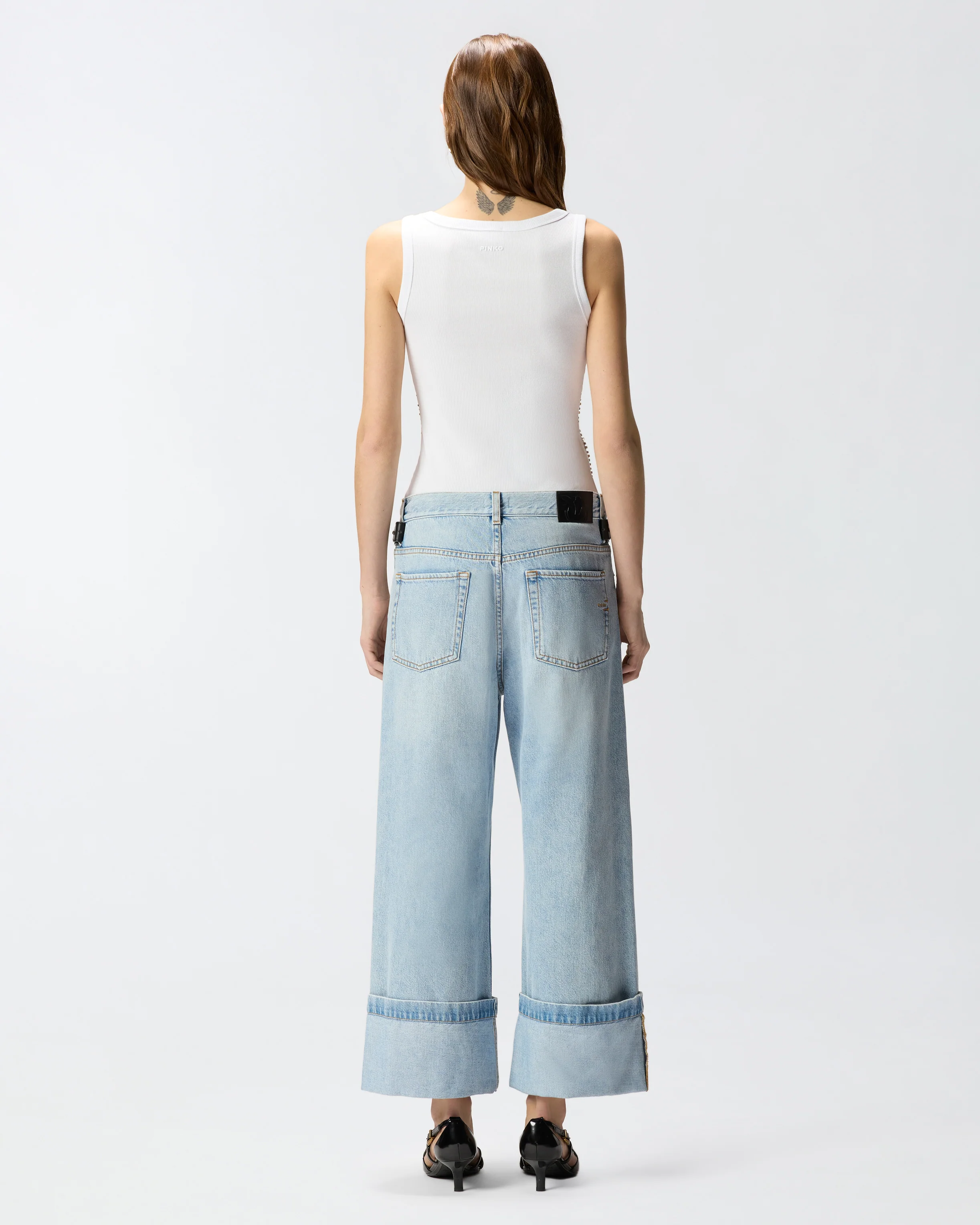 Vest top with jewel details - Image 3