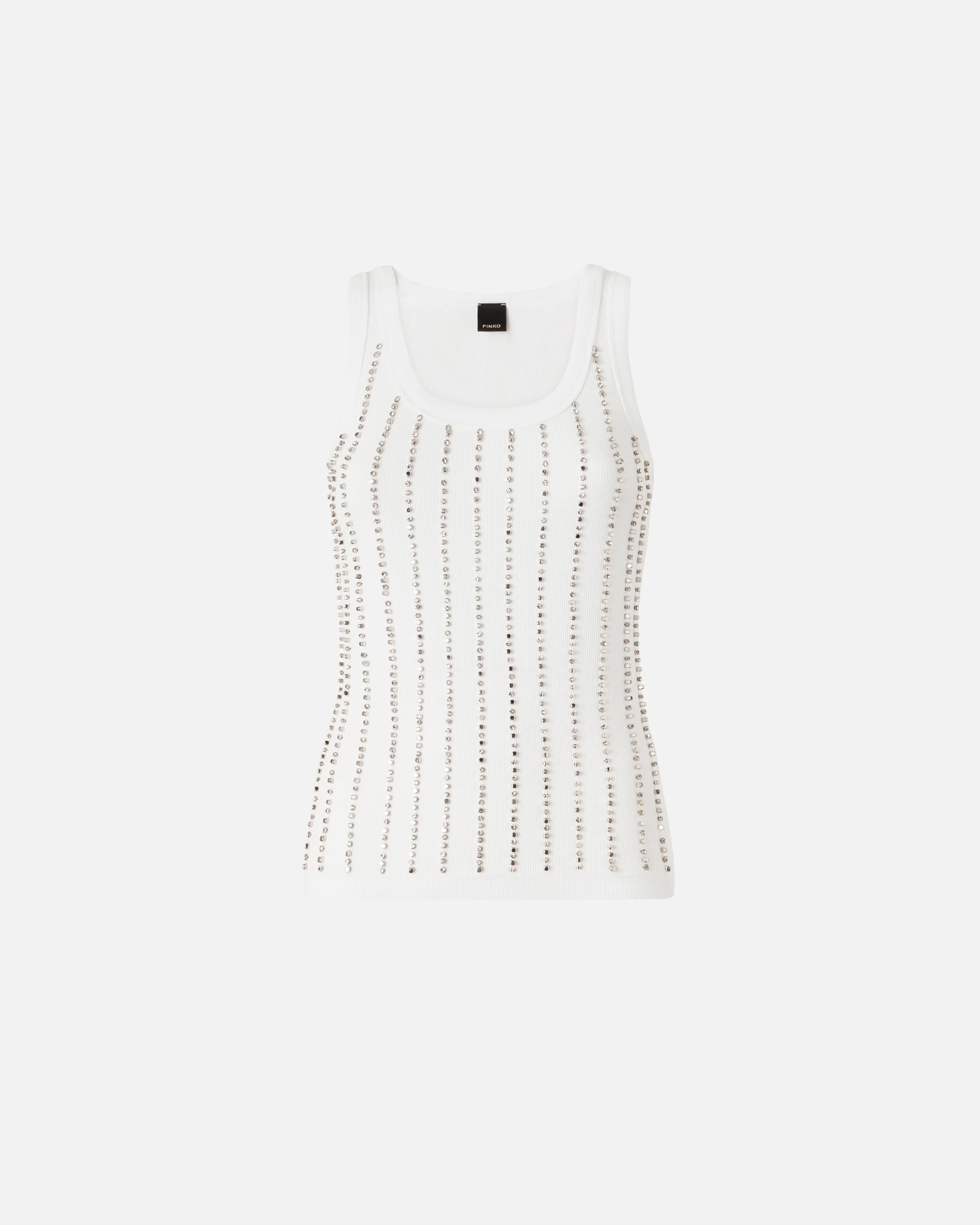 Vest top with jewel details - Image 5