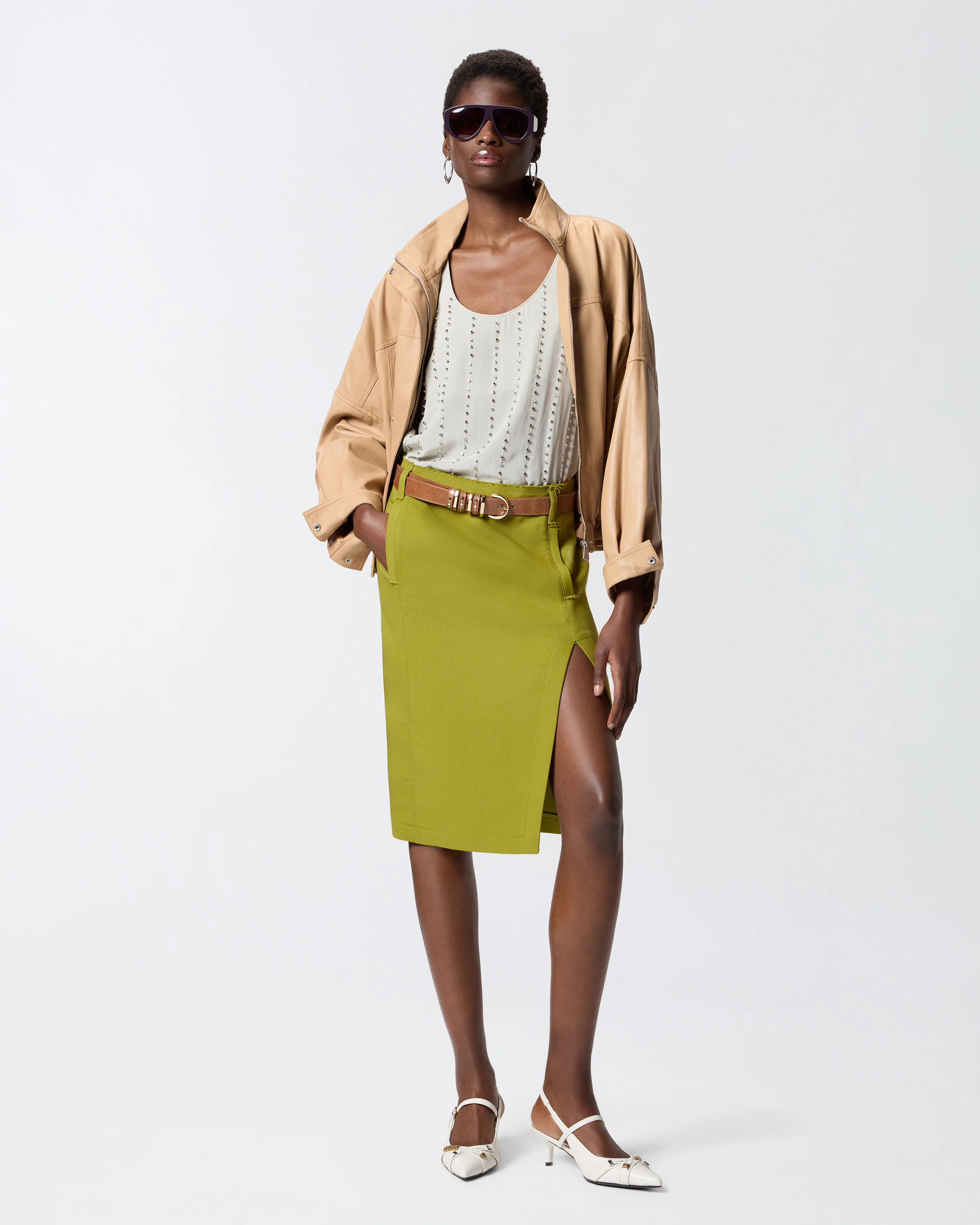 Vest top with jewel stripes - Image 2