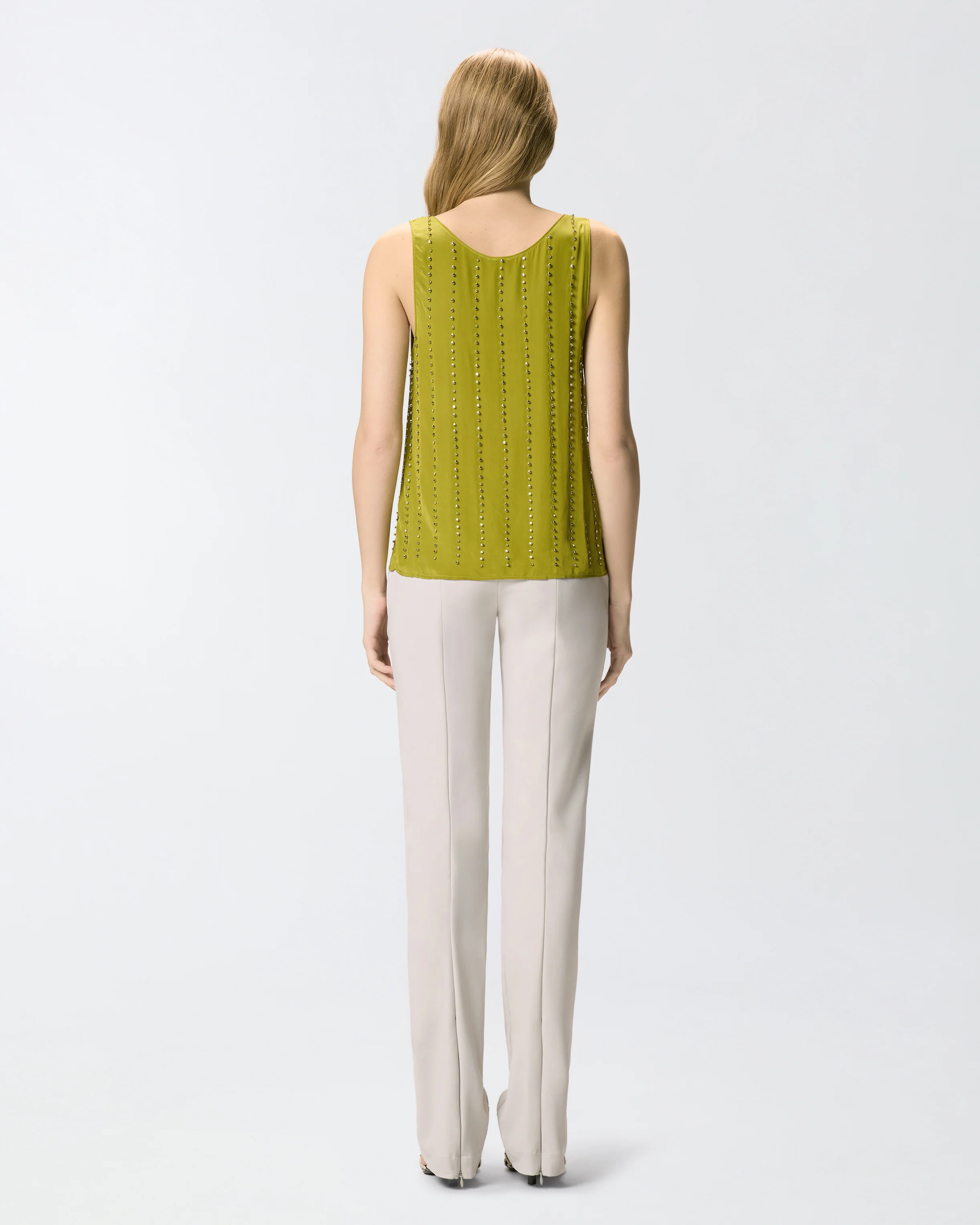 Vest top with jewel stripes - Image 3