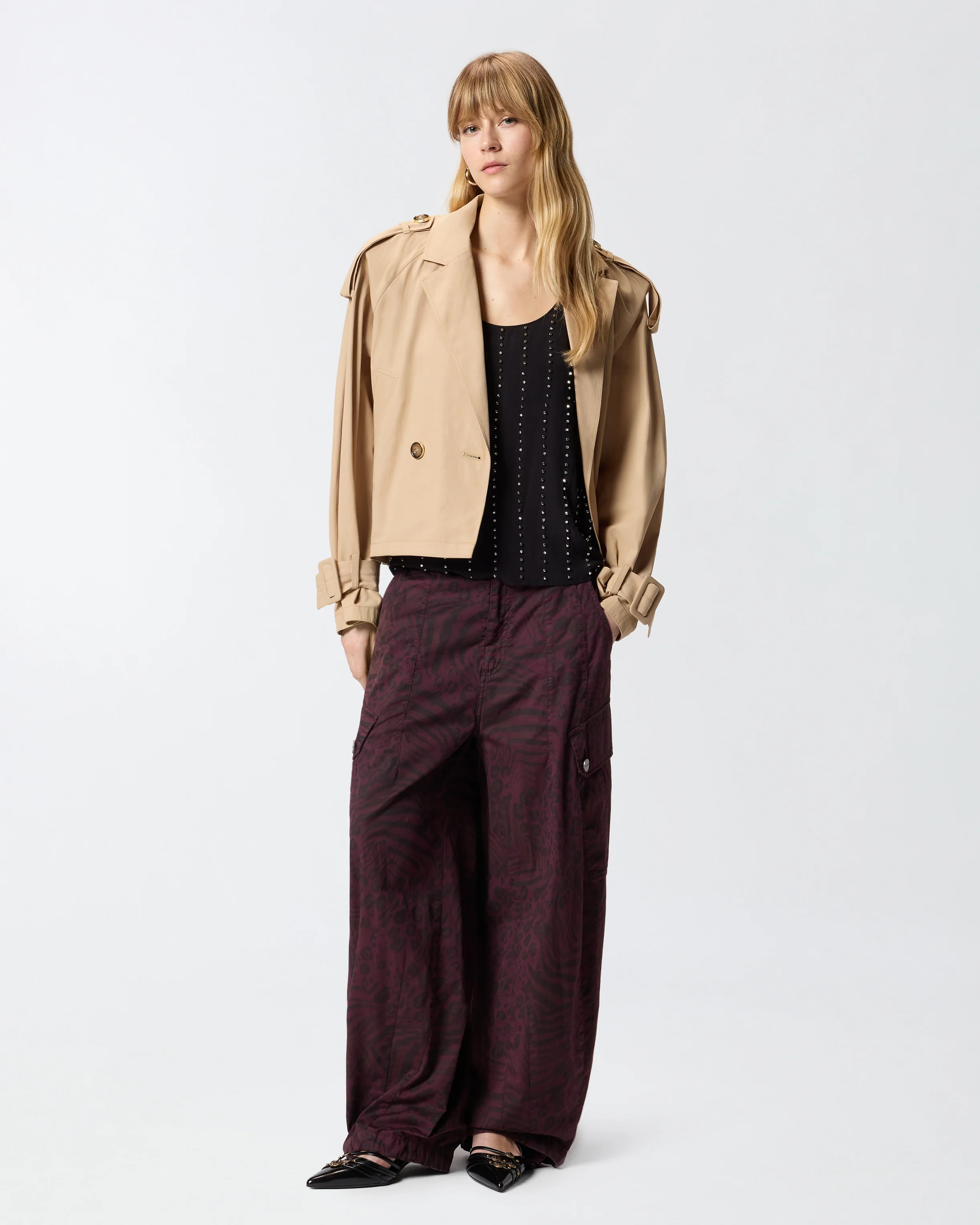 Vest top with jewel stripes - Image 2