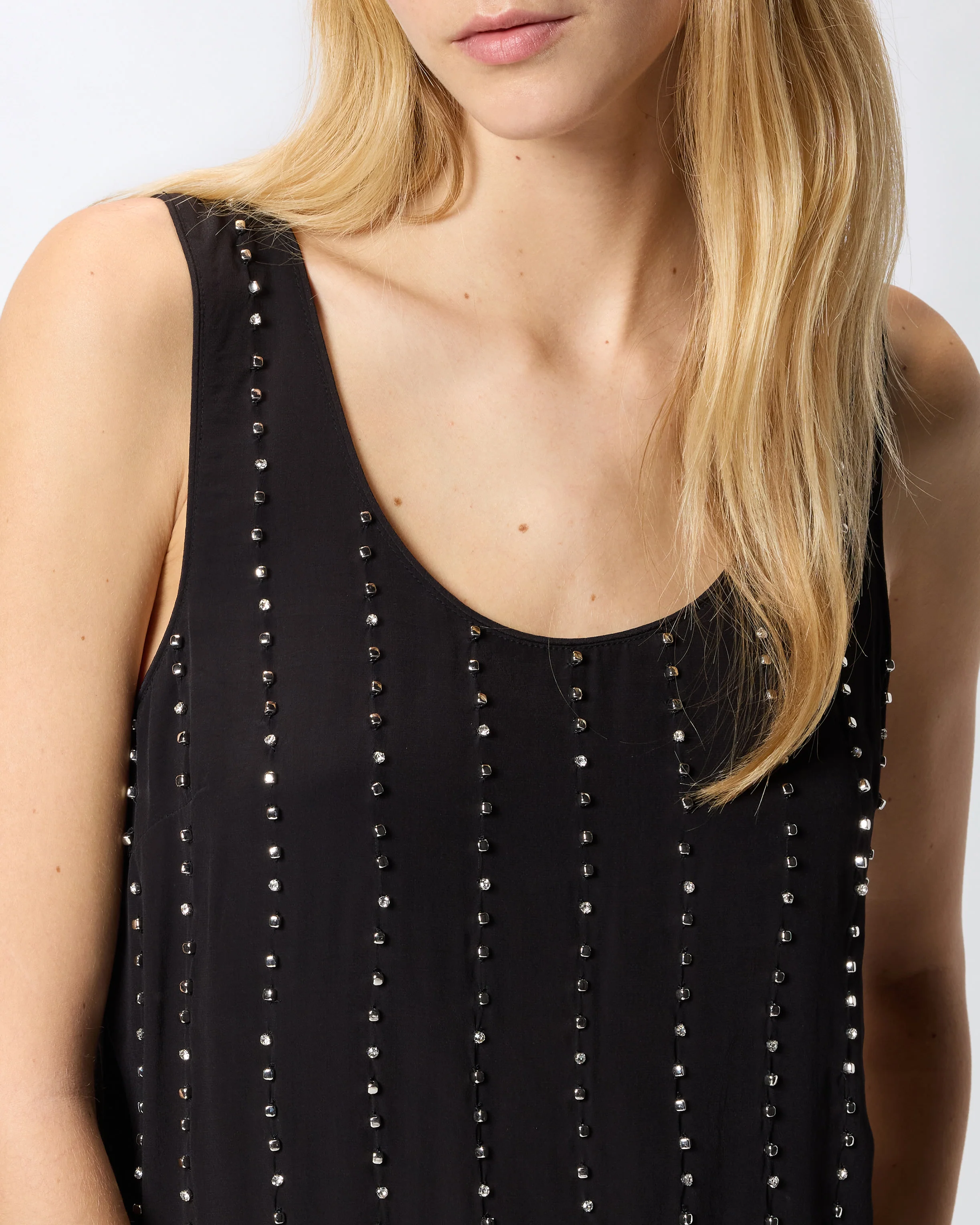 Vest top with jewel stripes - Image 4