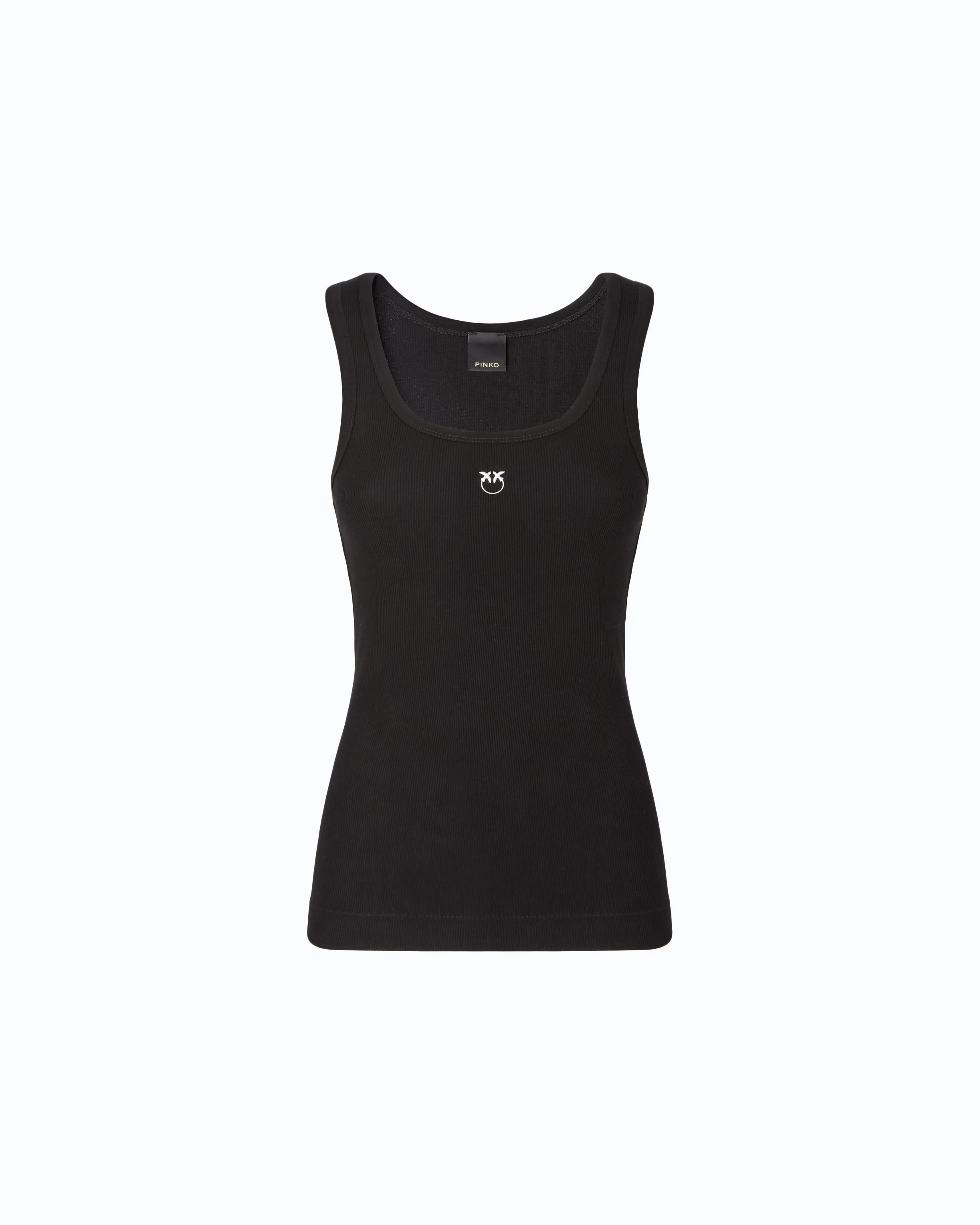 Vest top with Love Birds golden detail