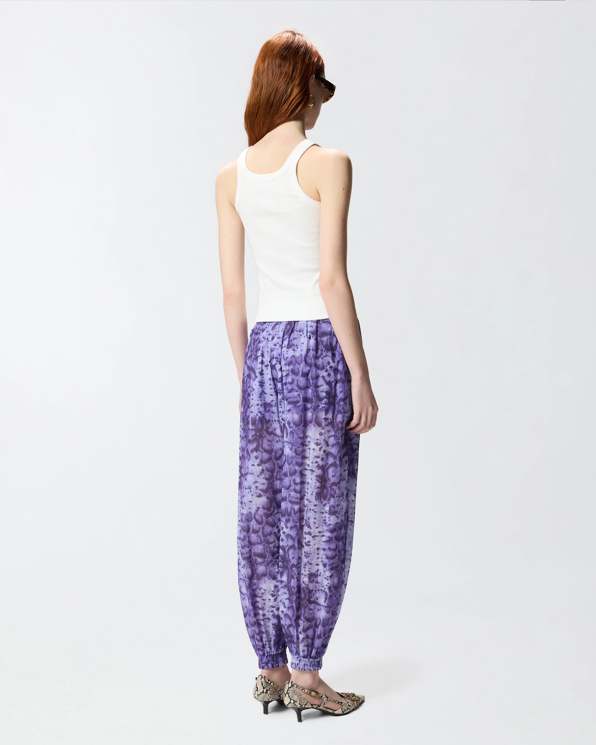 Vest top with PINKO embroidery and rhinestones - Image 3