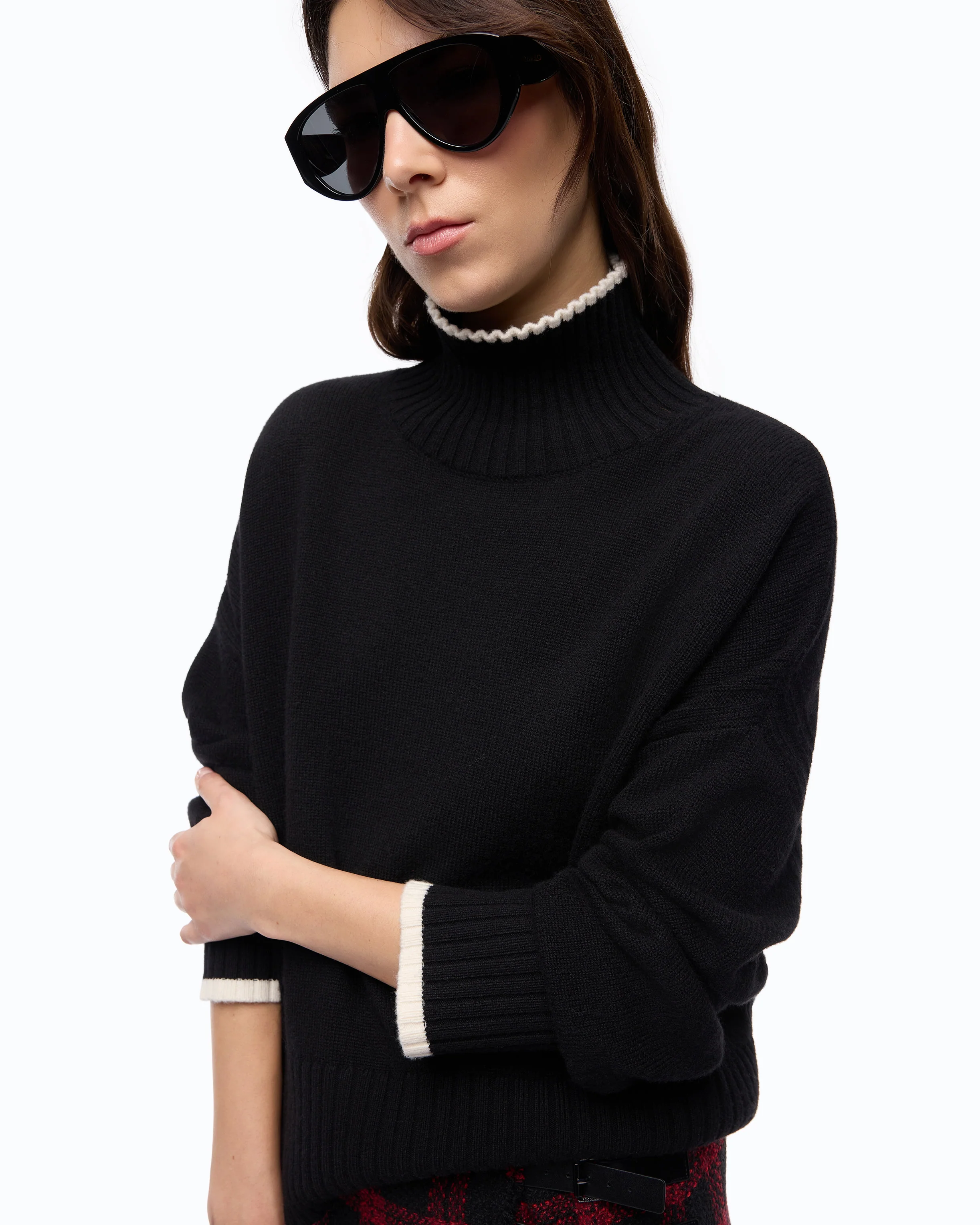 Wool and cashmere turtleneck sweater - Image 3