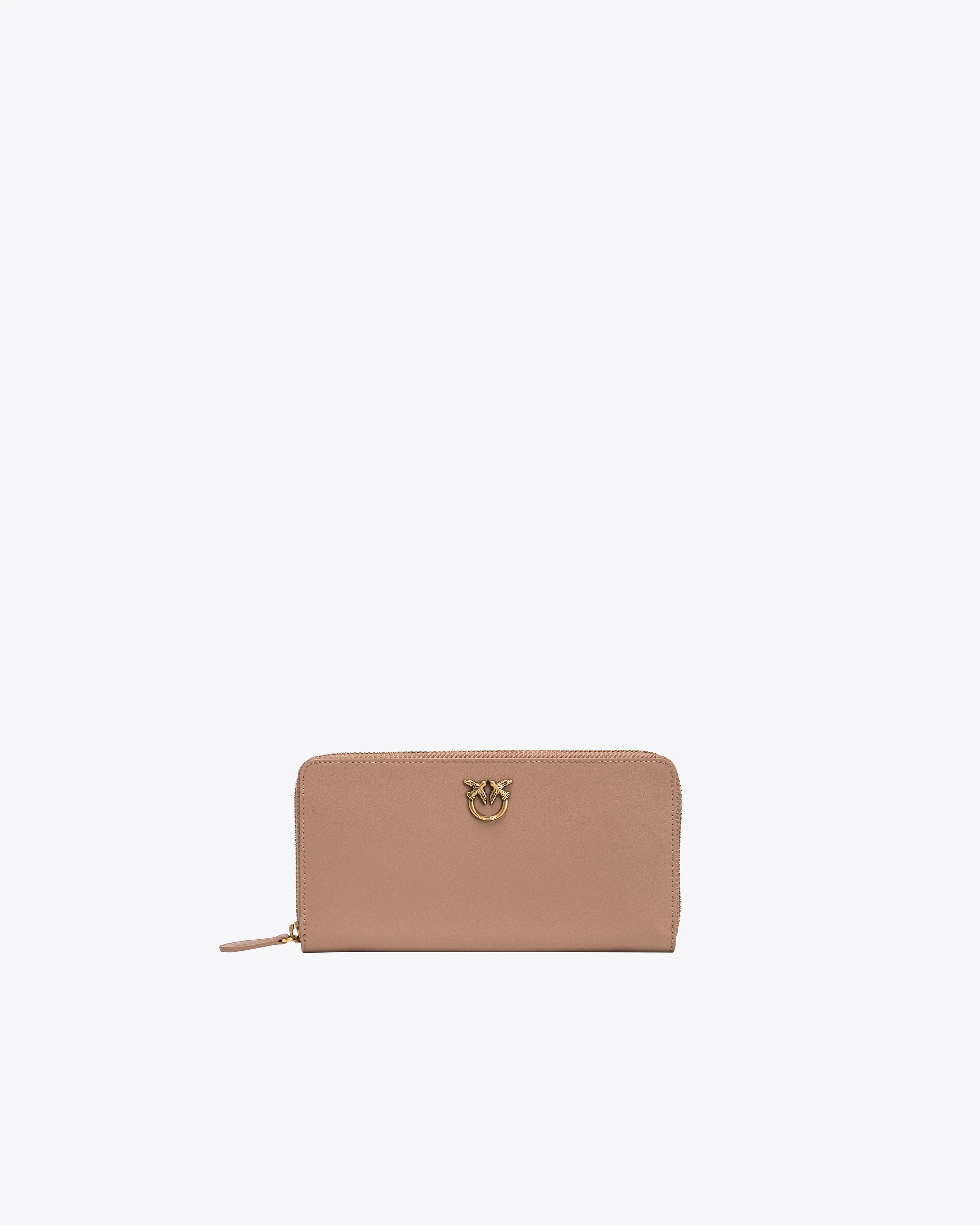 Zip-around leather purse